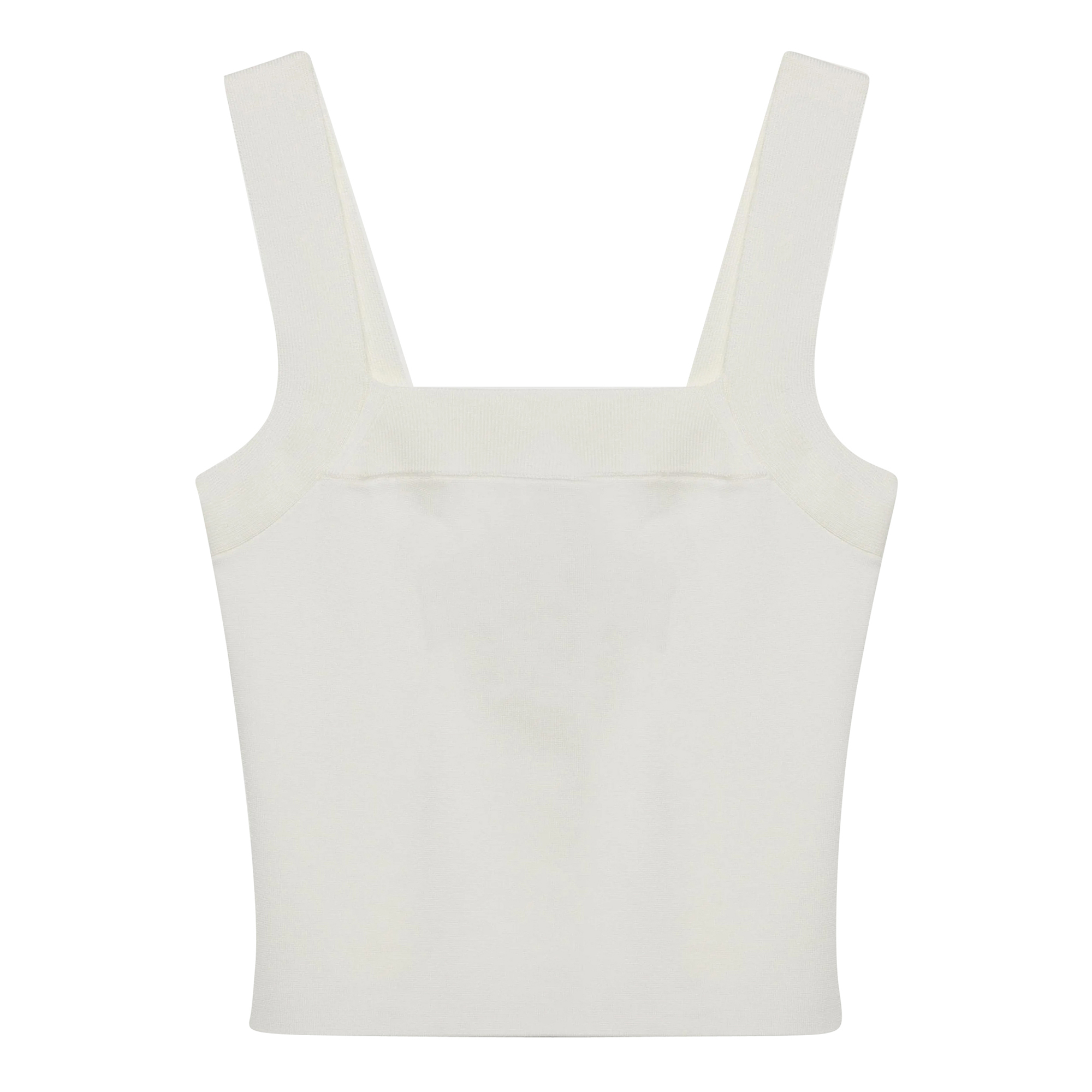 Madine Square Neck Knit Tank Top