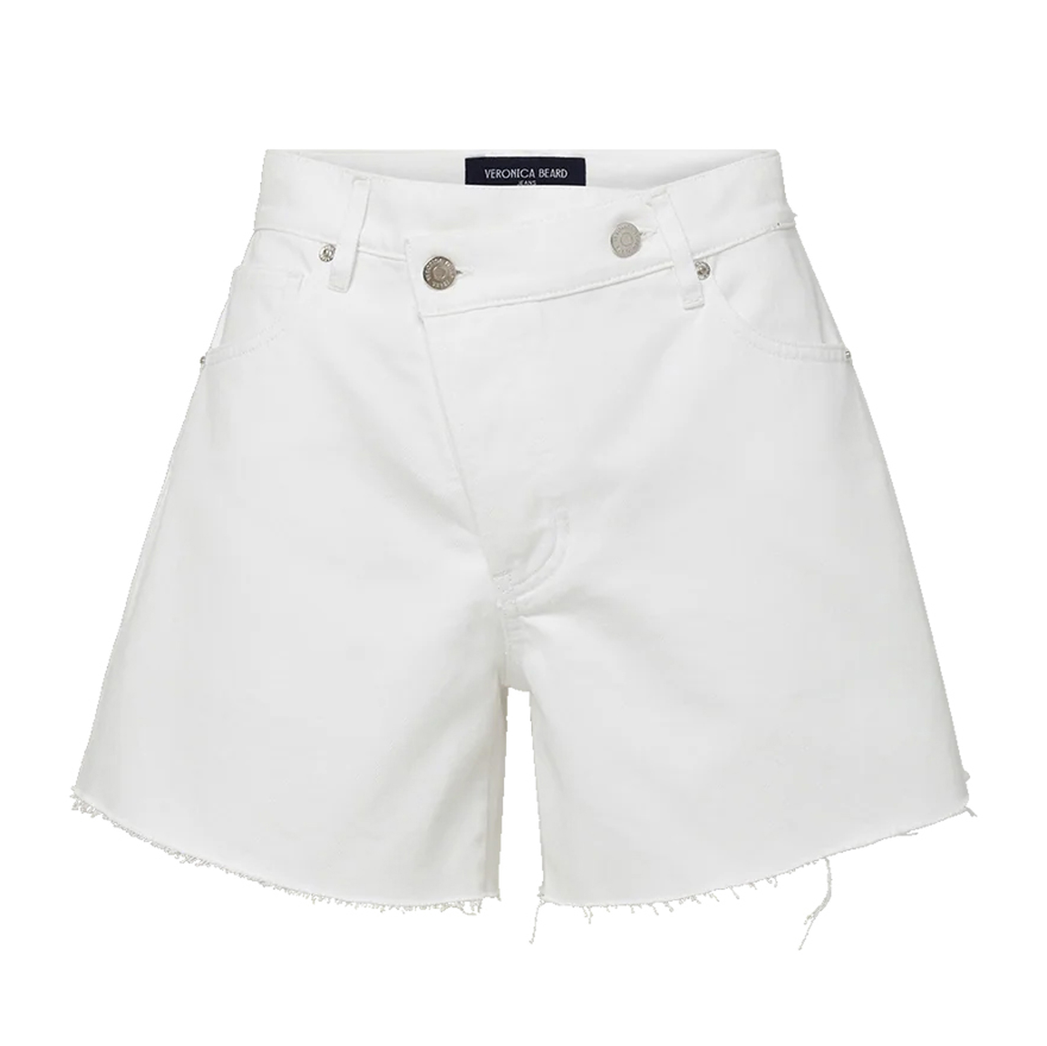 Ellis Mid Rise Crossover Waistband Denim Short
