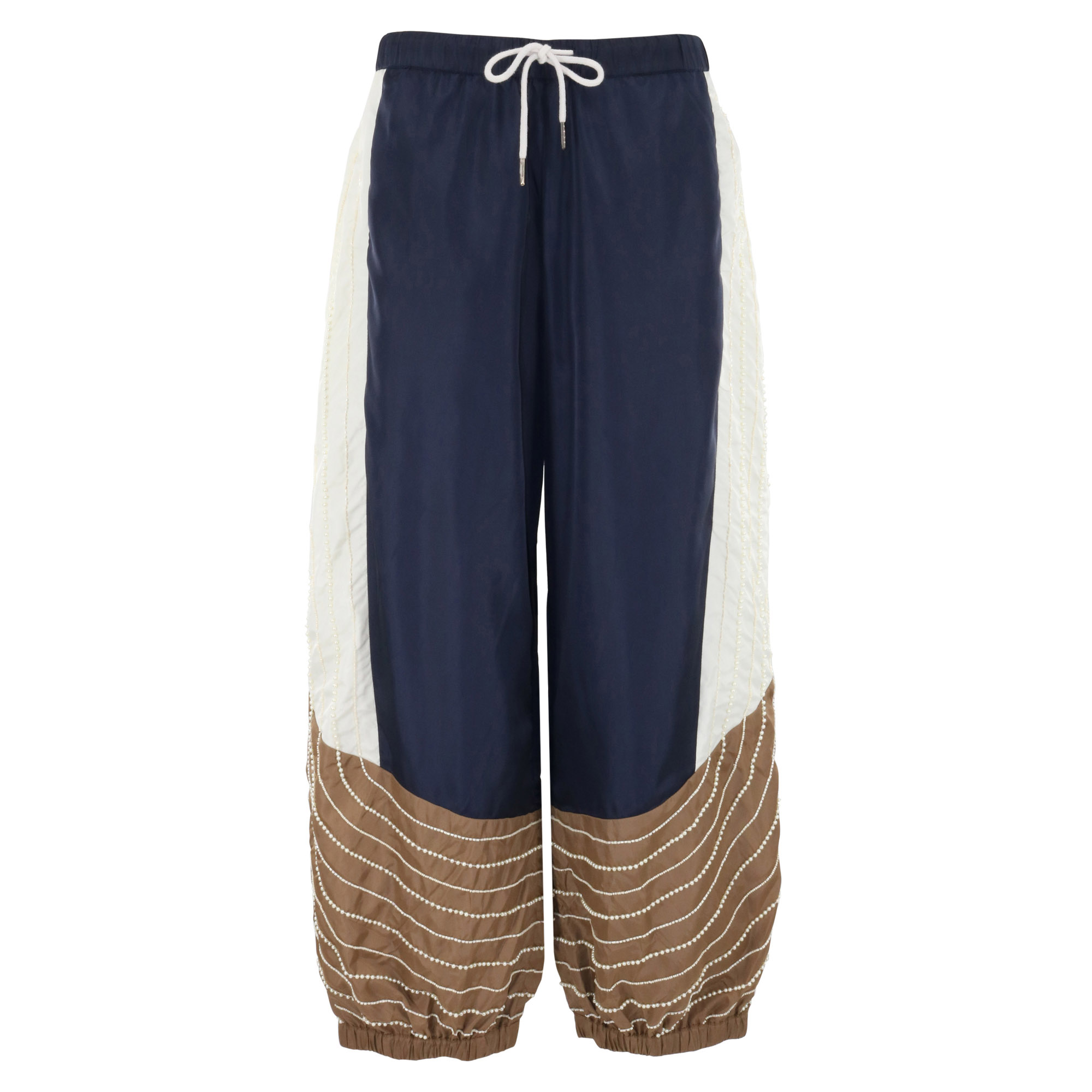 Quinn Embellished Beaded Jogger Pants