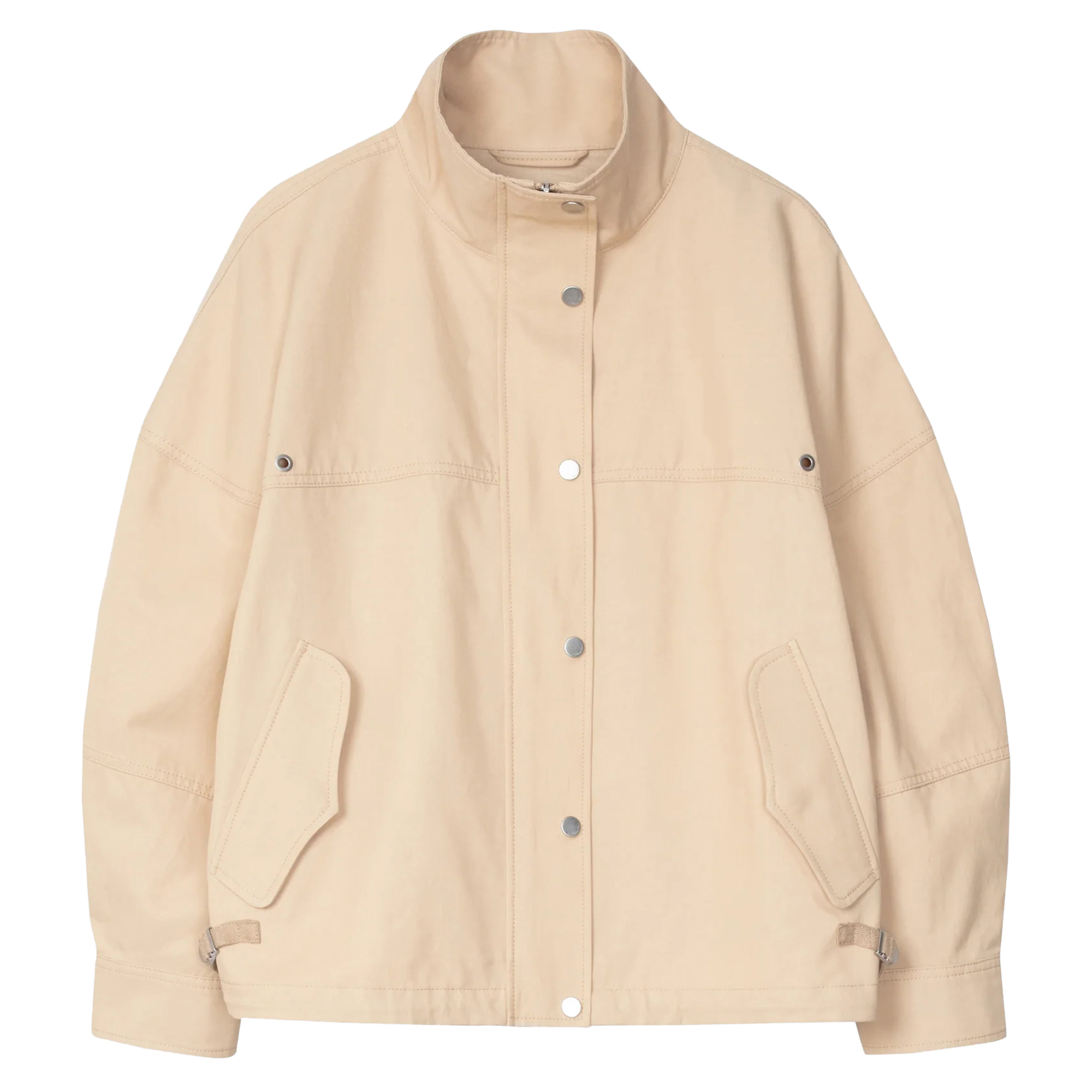 Cropped Utility Balloon Jacket