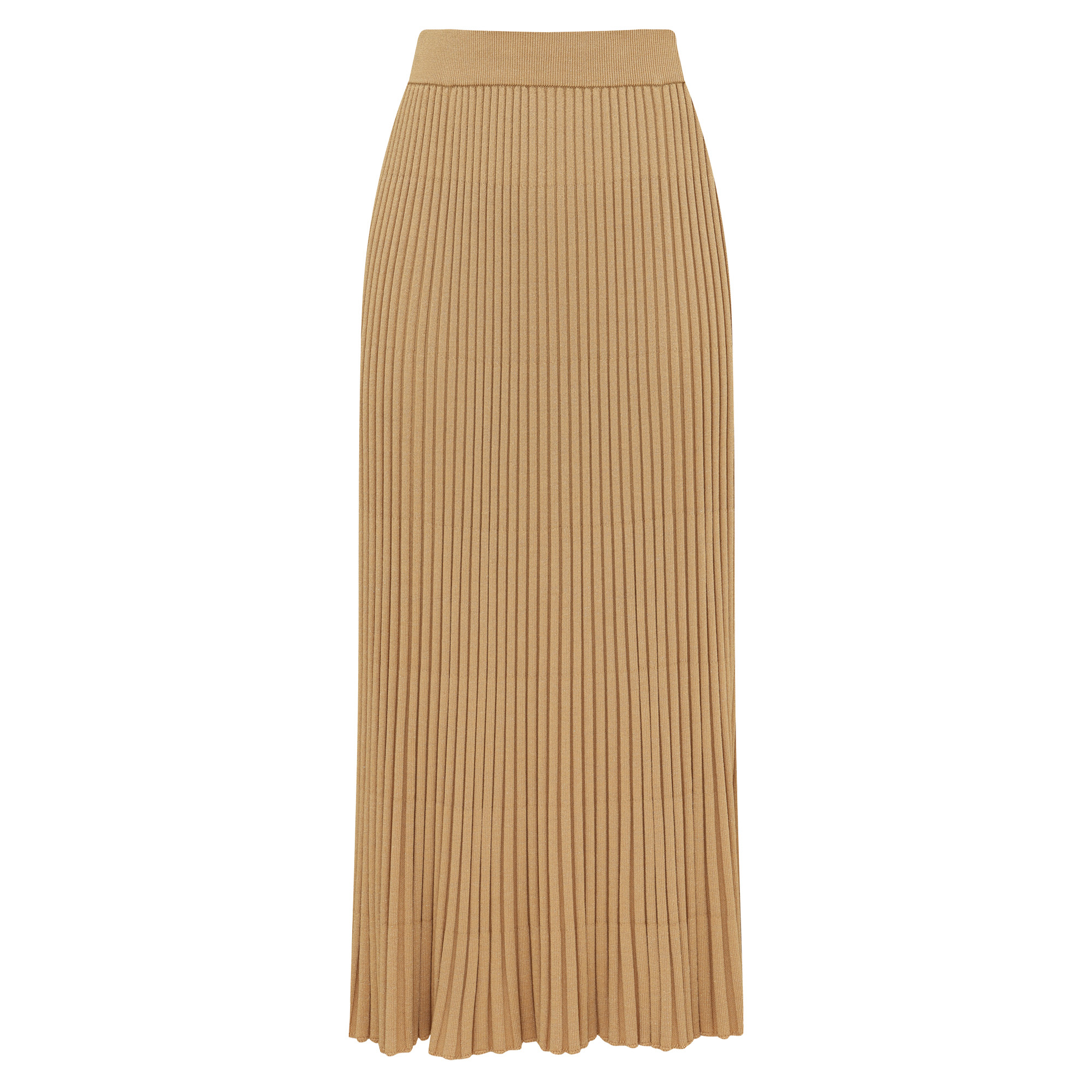 Luna Metallic Midi Skirt