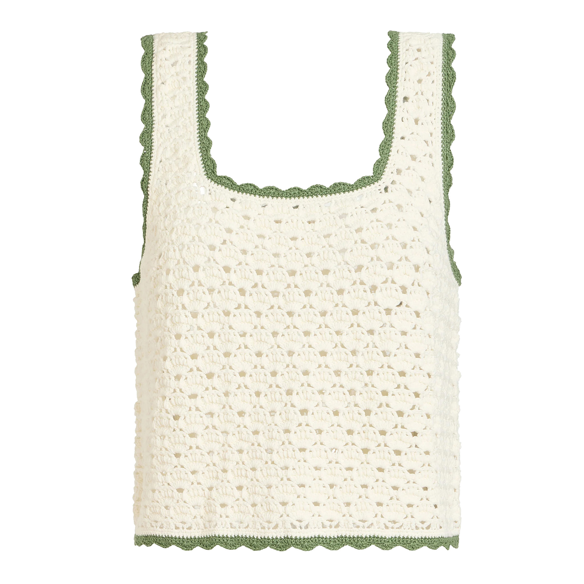 Ella Crochet Knit Tank Top
