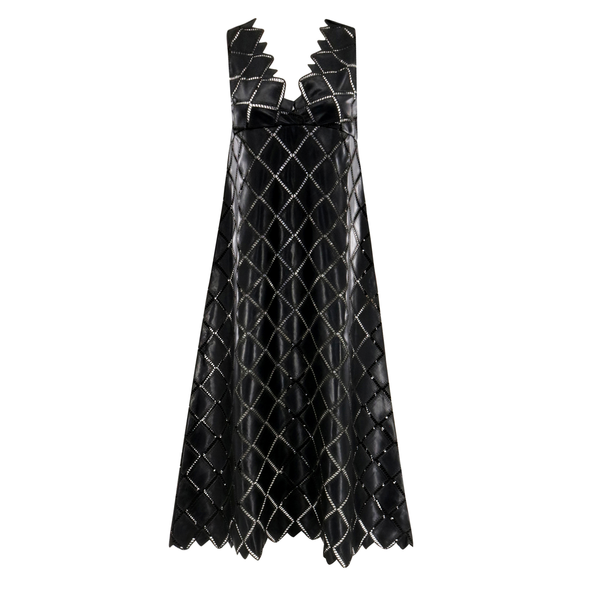 Asphalt Sleeveless V-Neck Midi Dress