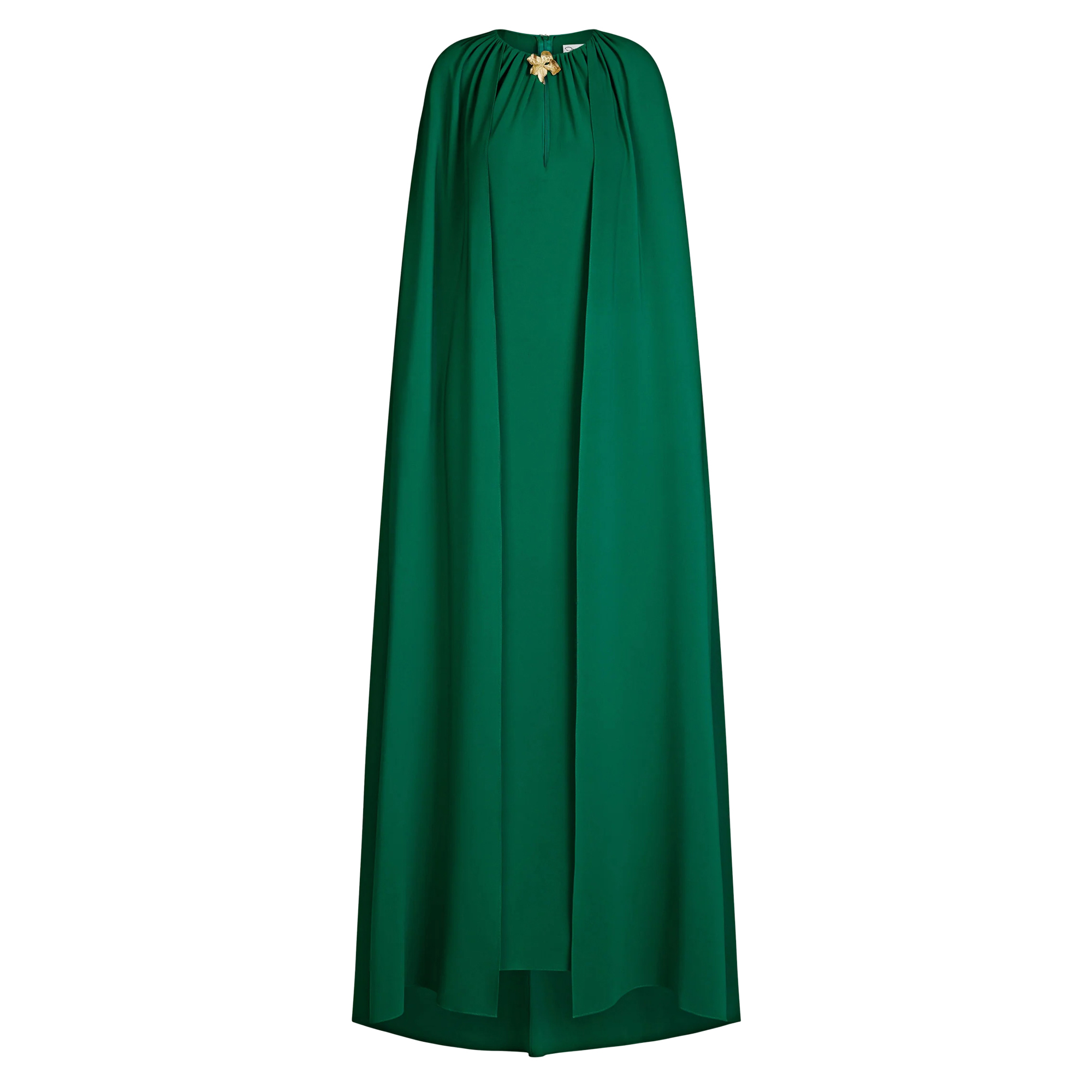 Cyclamen-Detailed Georgette Caftan