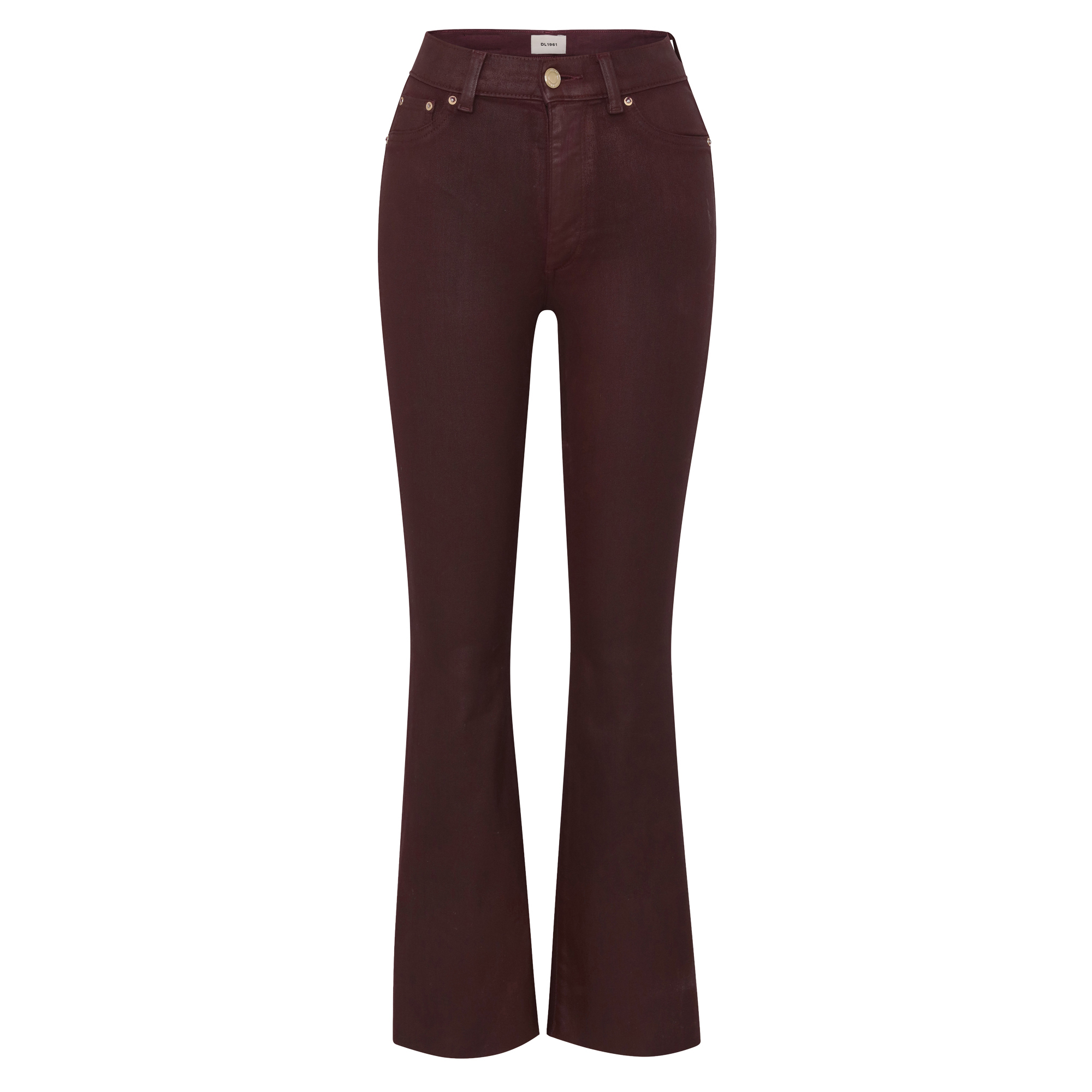 Bridget Coated Bootcut High Rise Instasculpt Crop Jeans
