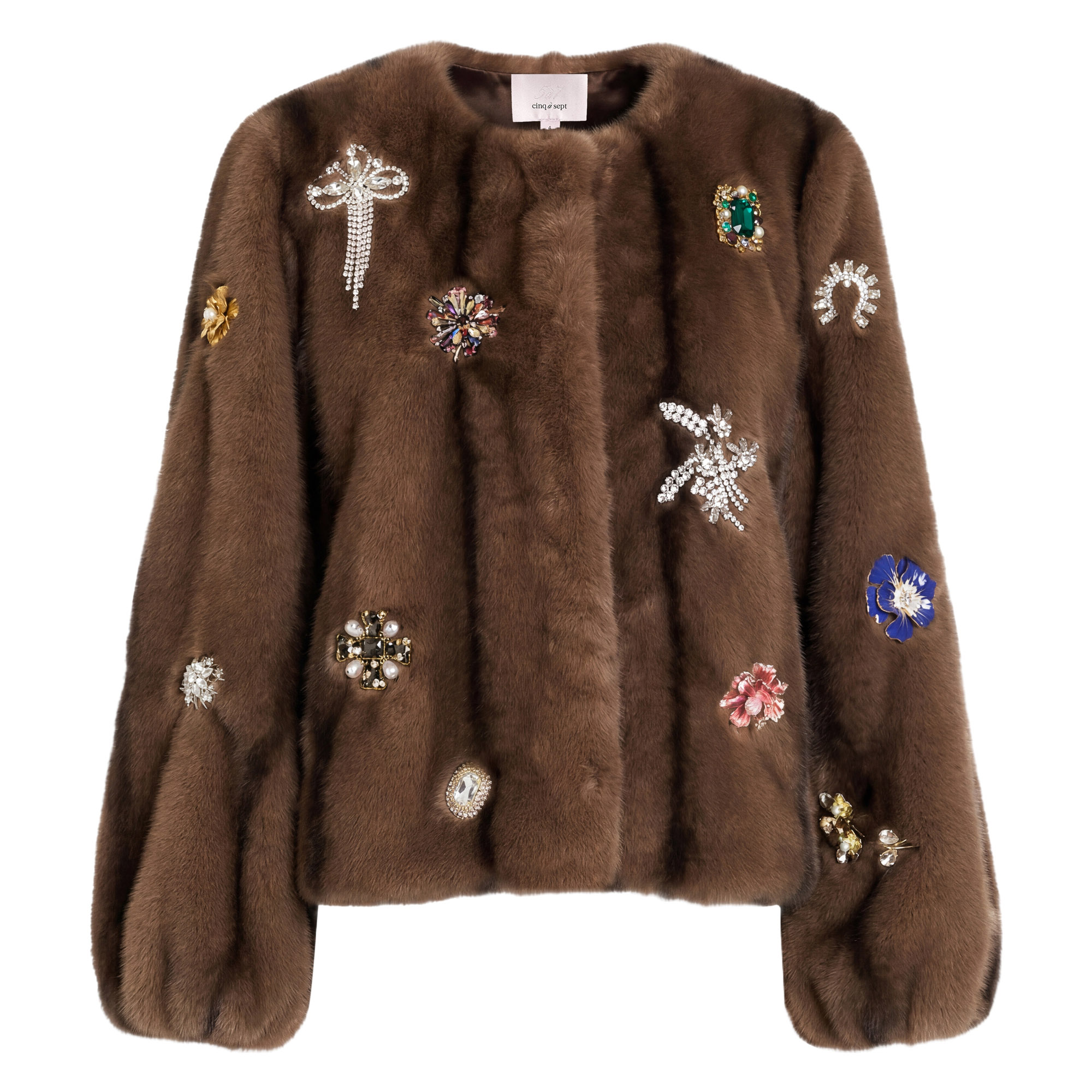 Benson Cropped Faux Mink Coat
