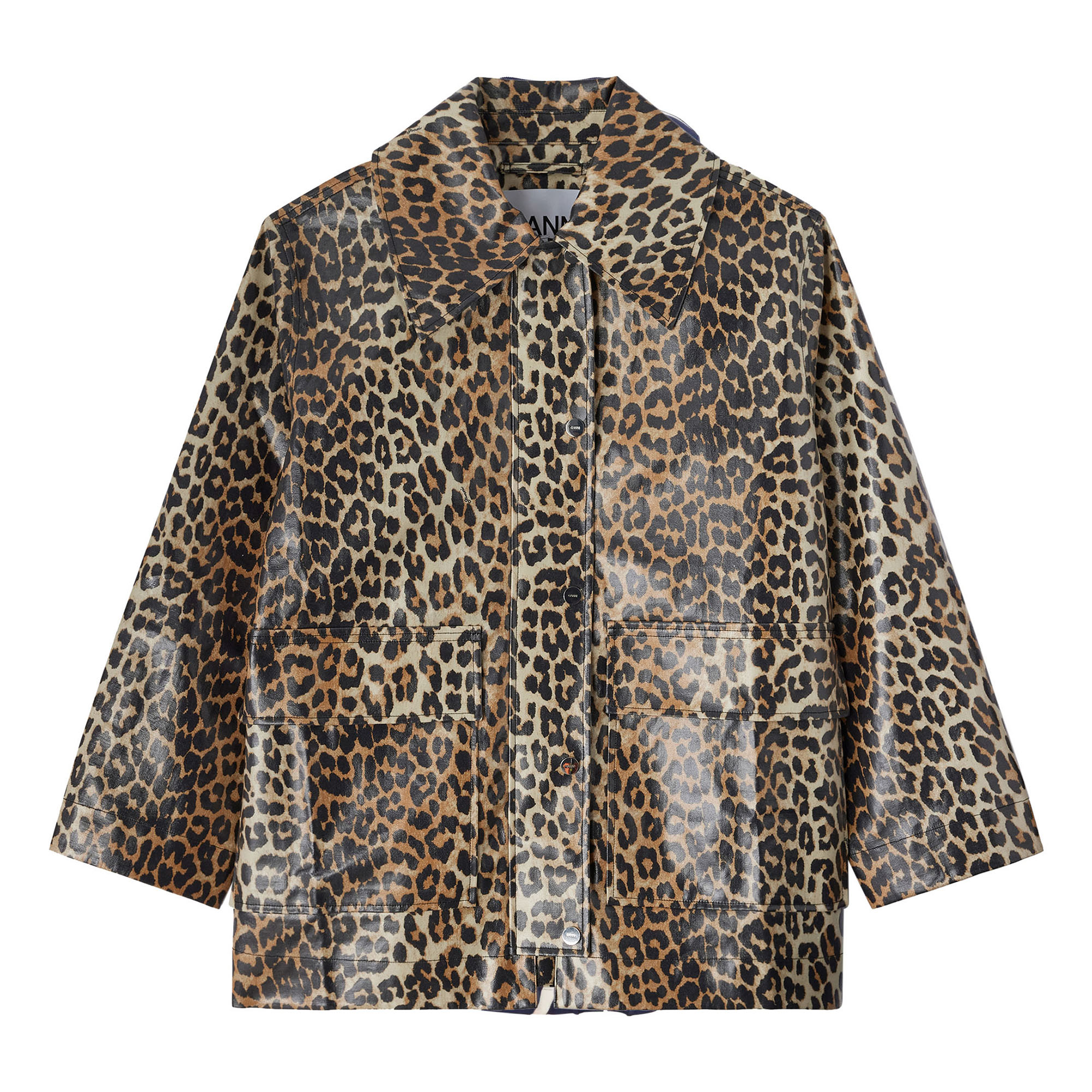 Laminated Cotton Canvas Jacket