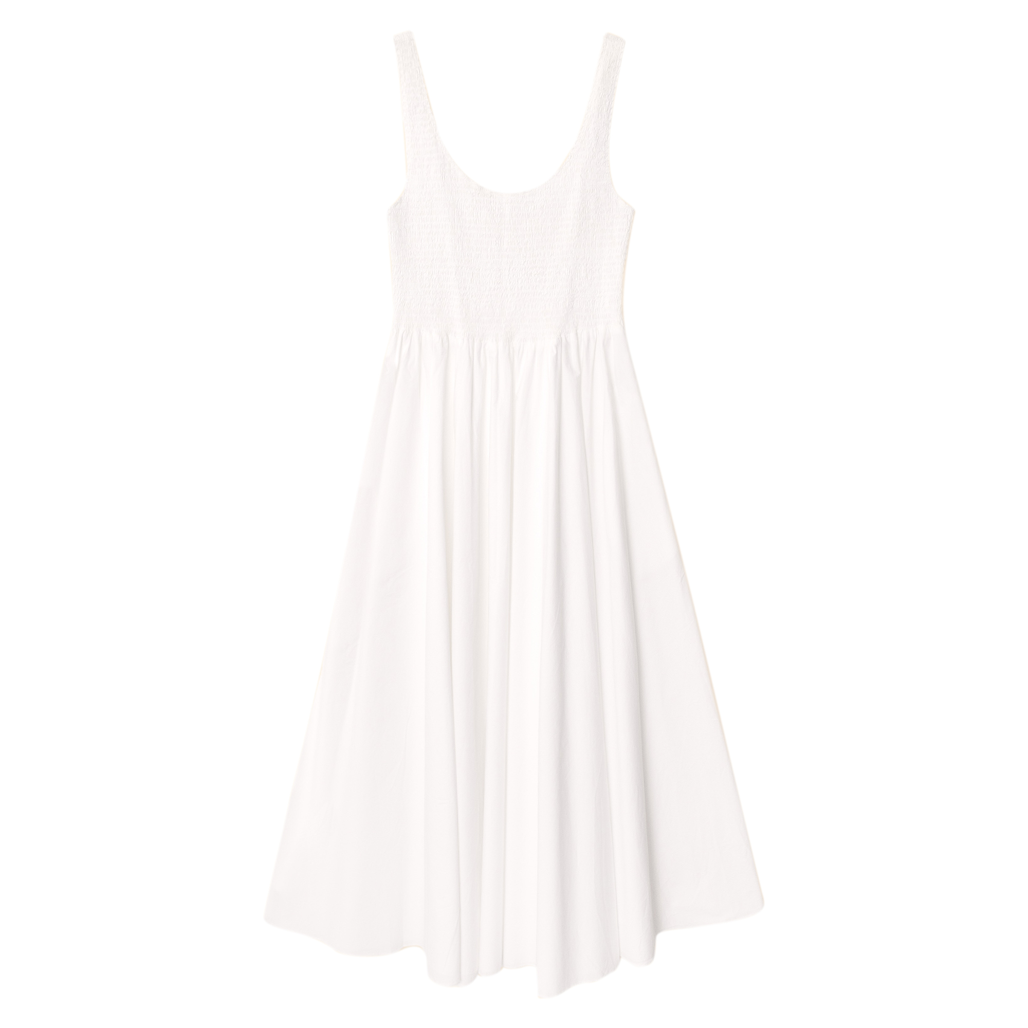 Florence Sleeveless Poplin Midi Dress