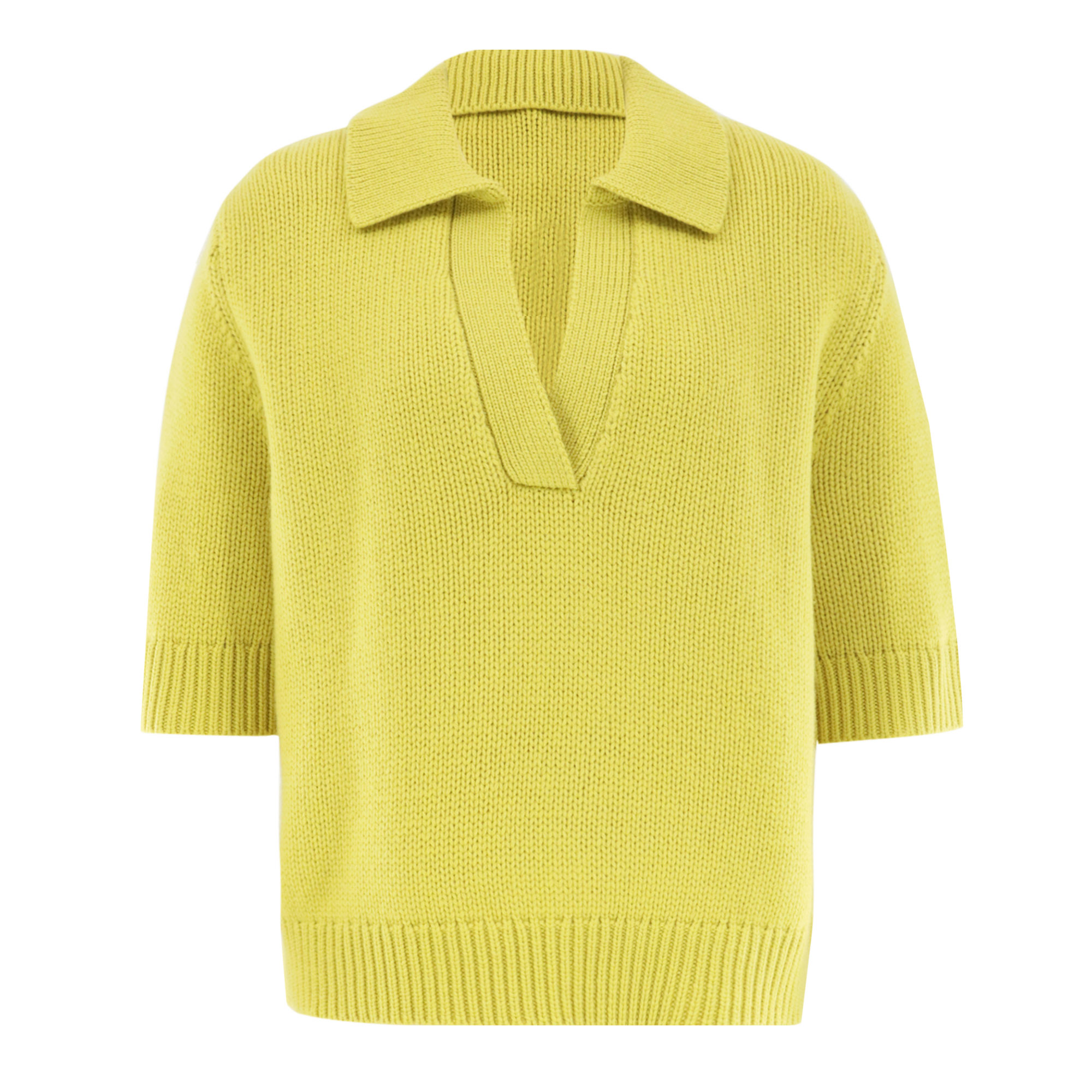 Short Sleeve Henley Sweater