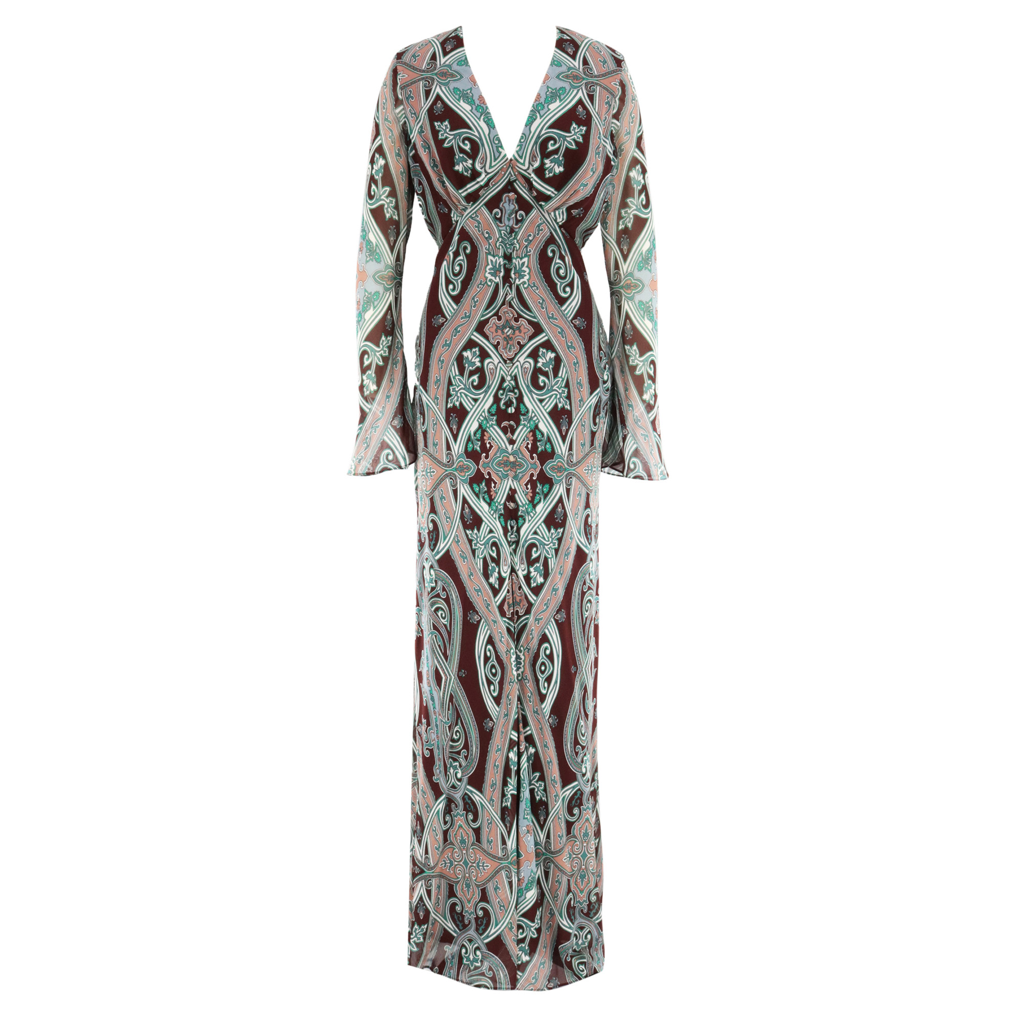 Daciana Silk Maxi Dress