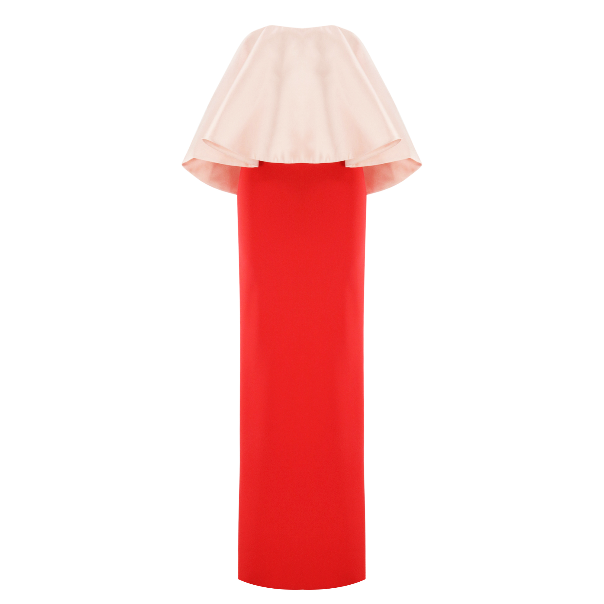 Lorikeet Strapless Silk-Wool Dress