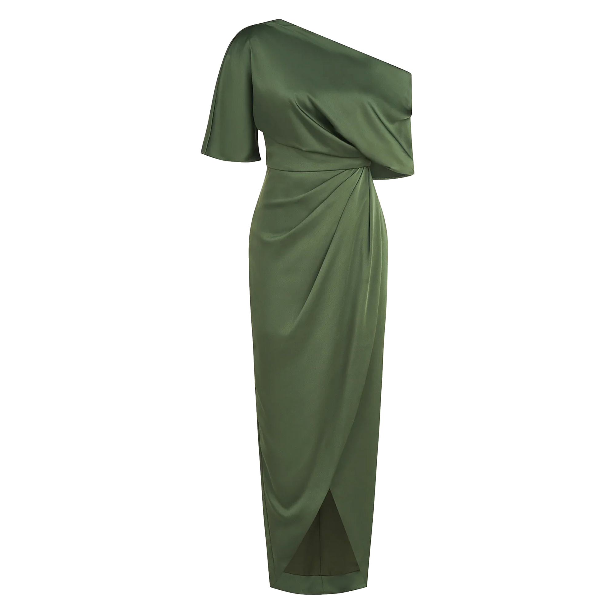 Rayna One Shoulder Draped Gown