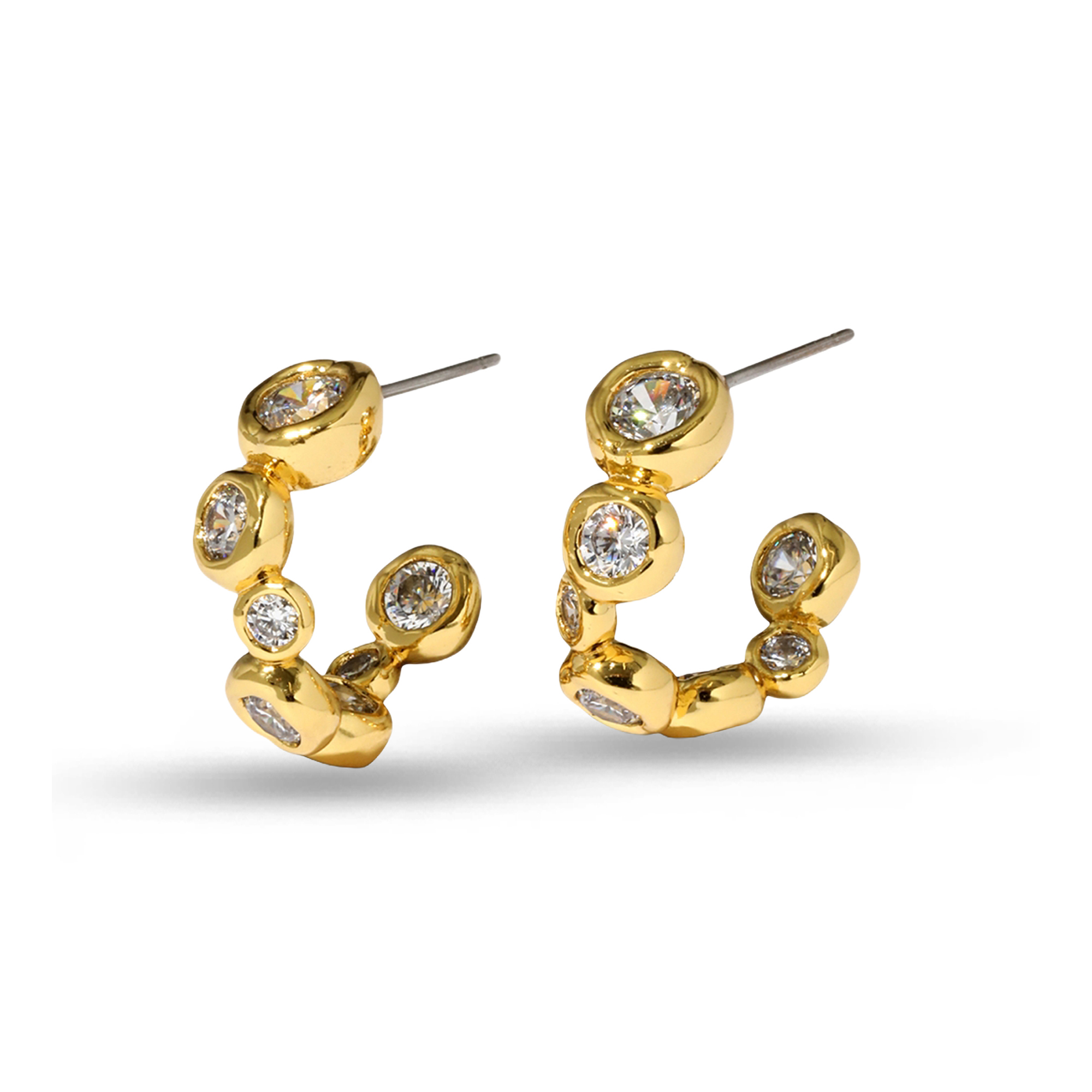 Asterales Small Hoop Earrings