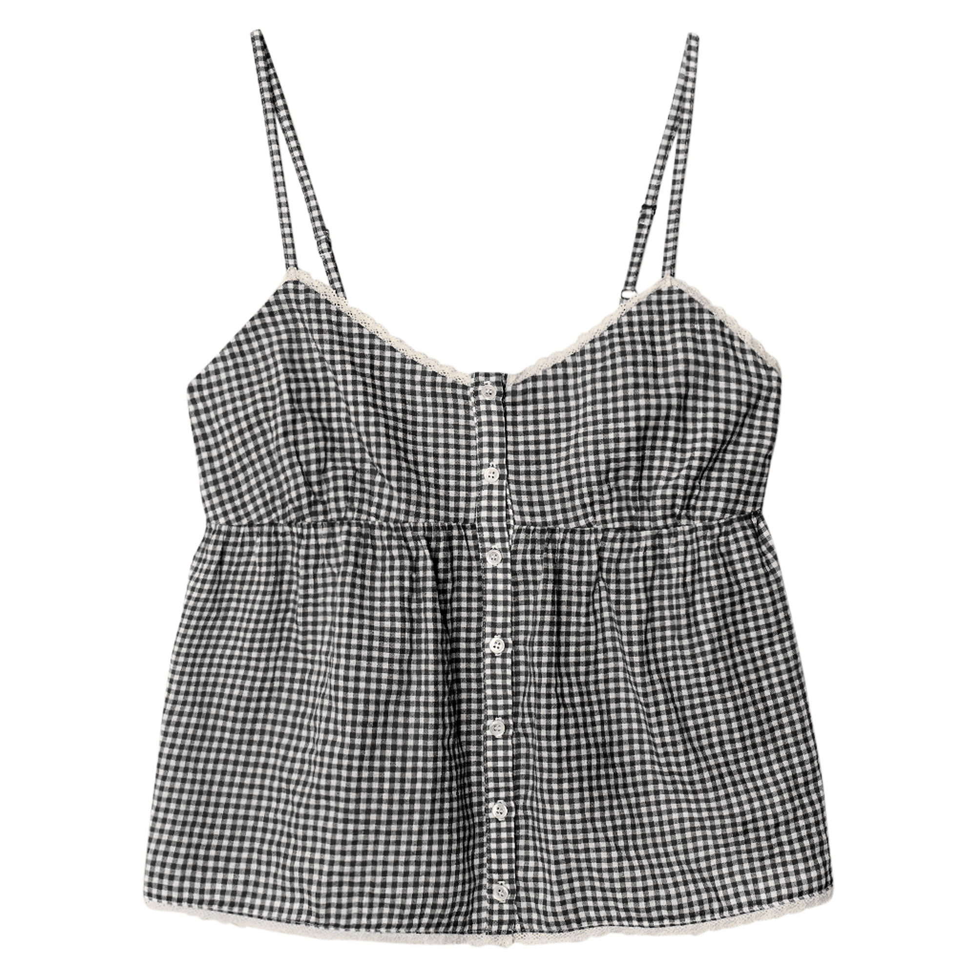Annie Sleeveless Gingham Top