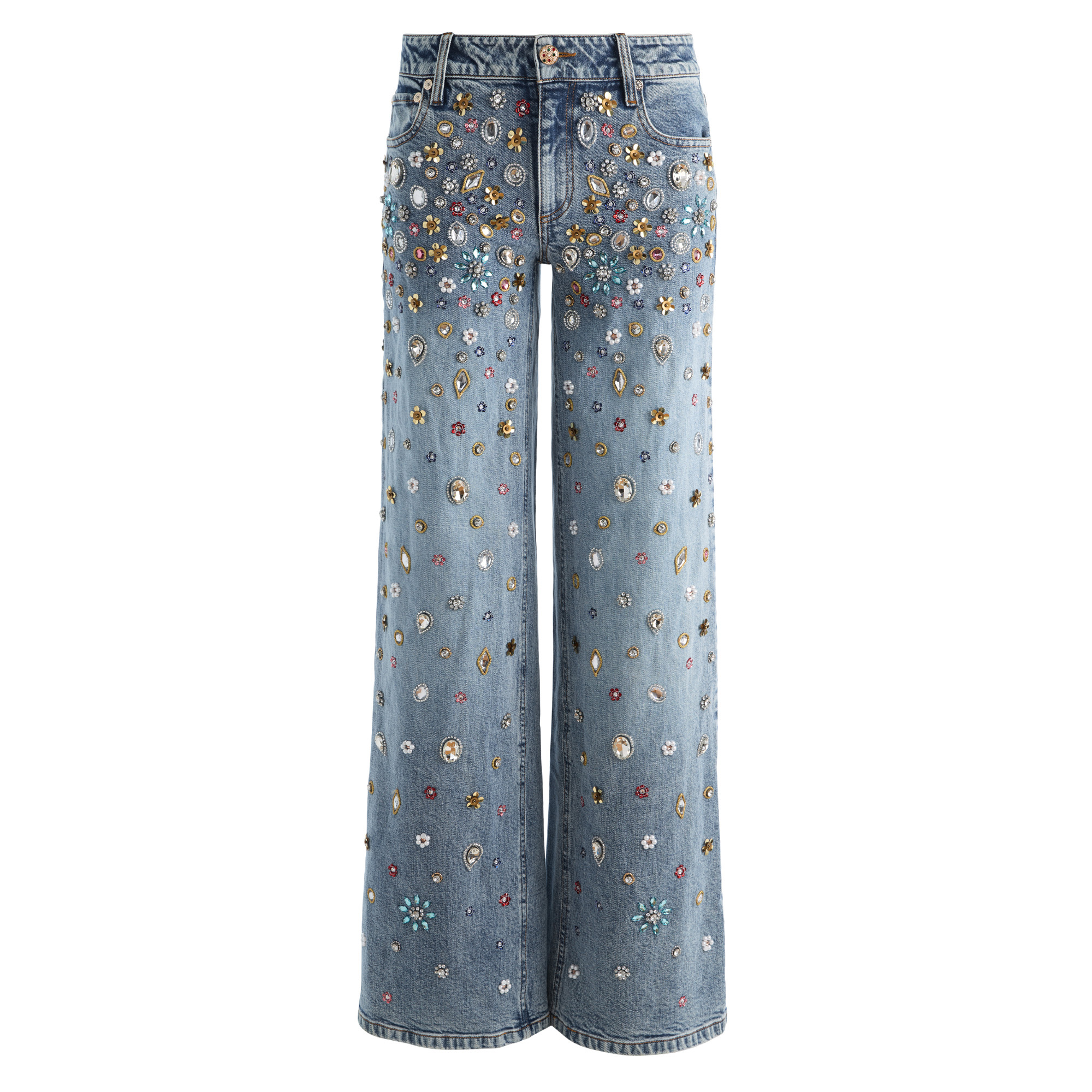 Amazing Low Rise Embellished Jeans