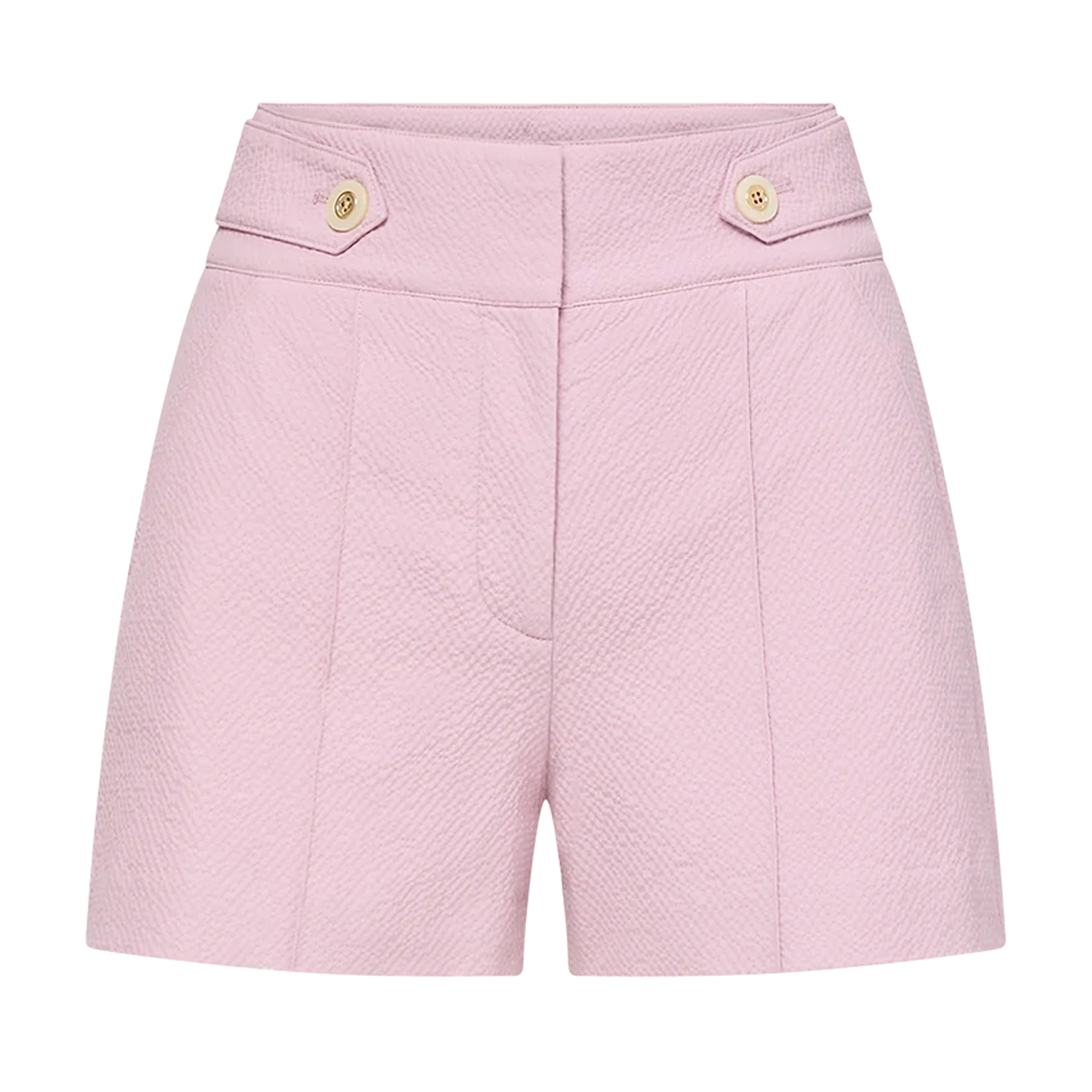 Runo Seersucker High-Rise Short