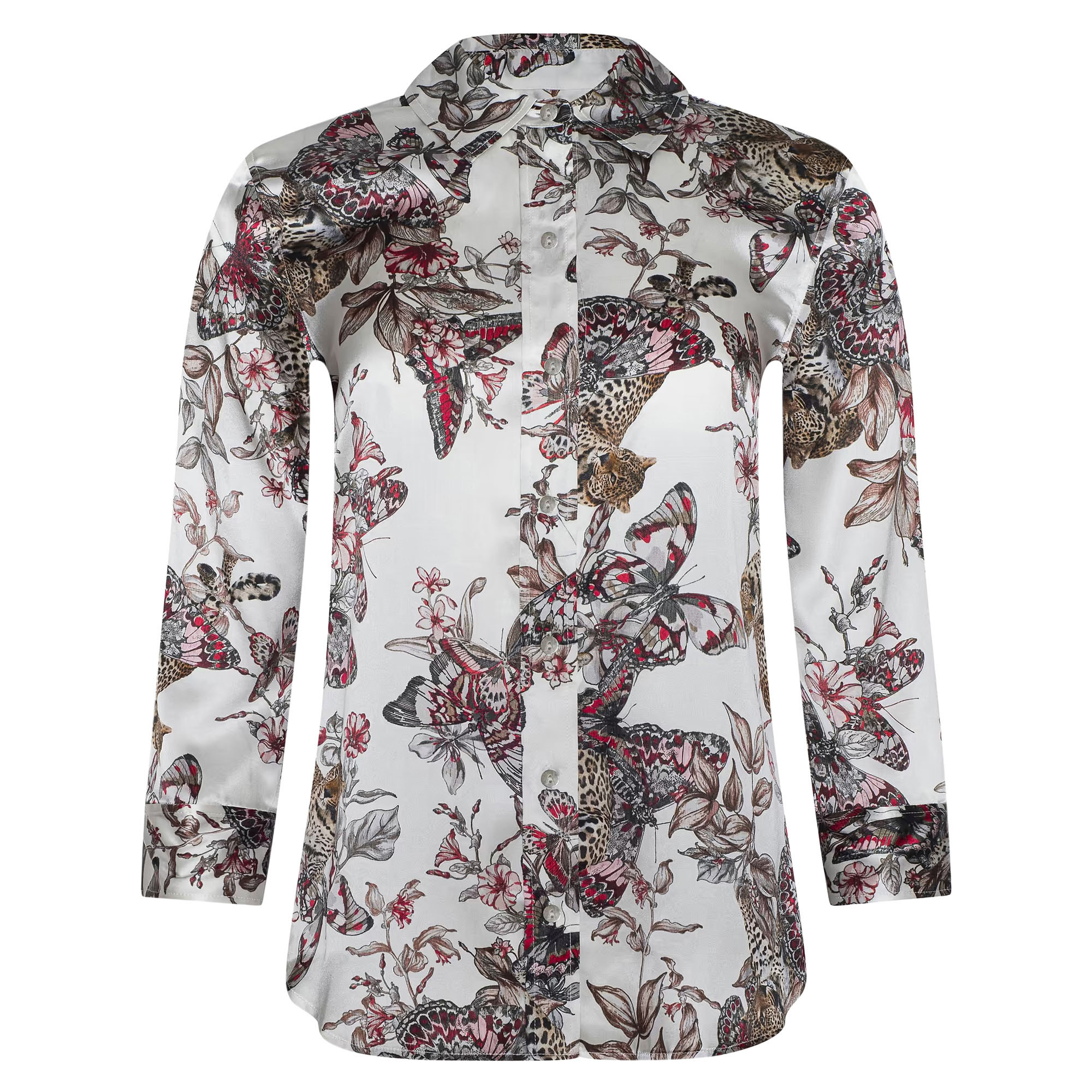Dani 3/4 Sleeve Silk Blouse