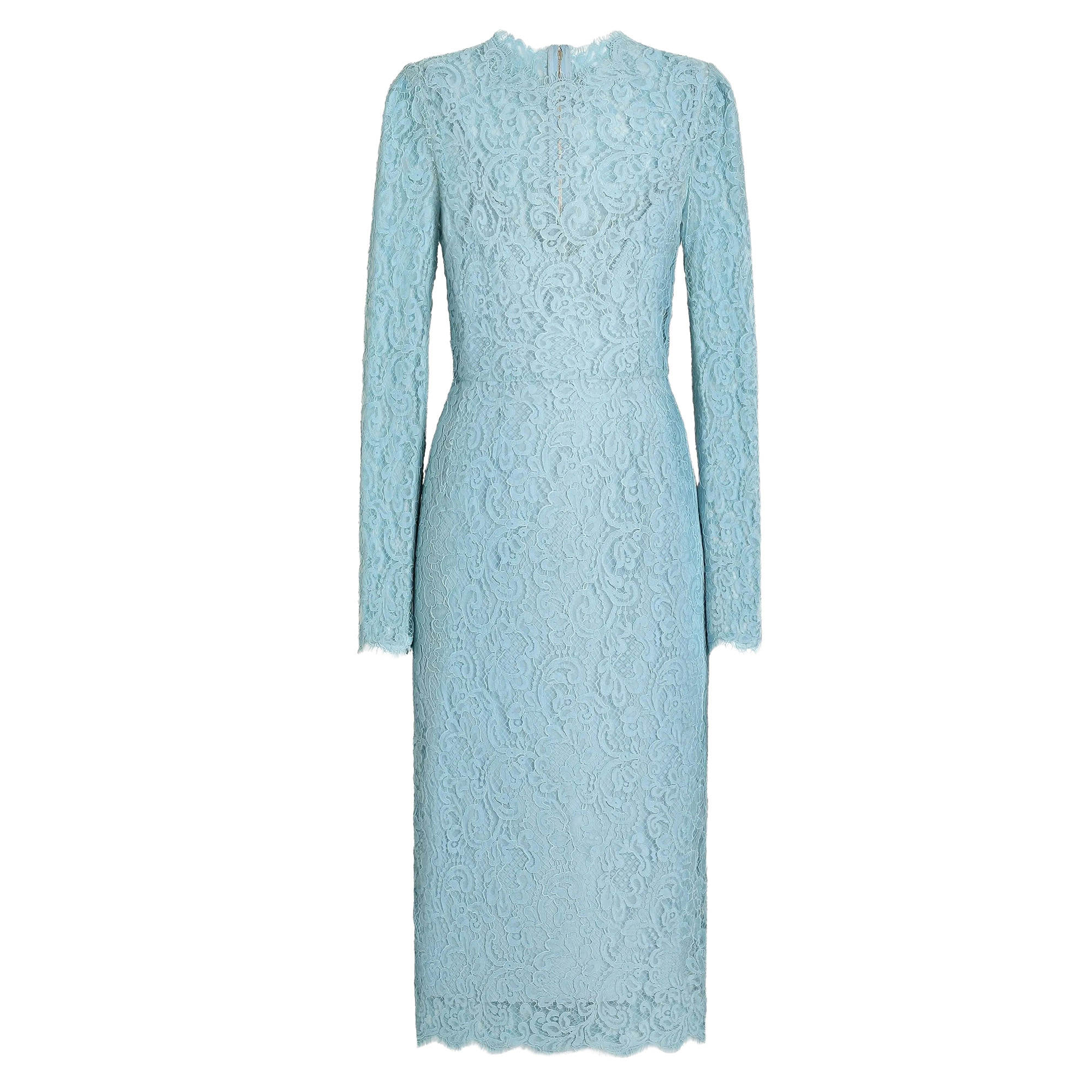 Long Sleeve Lace Midi Dress