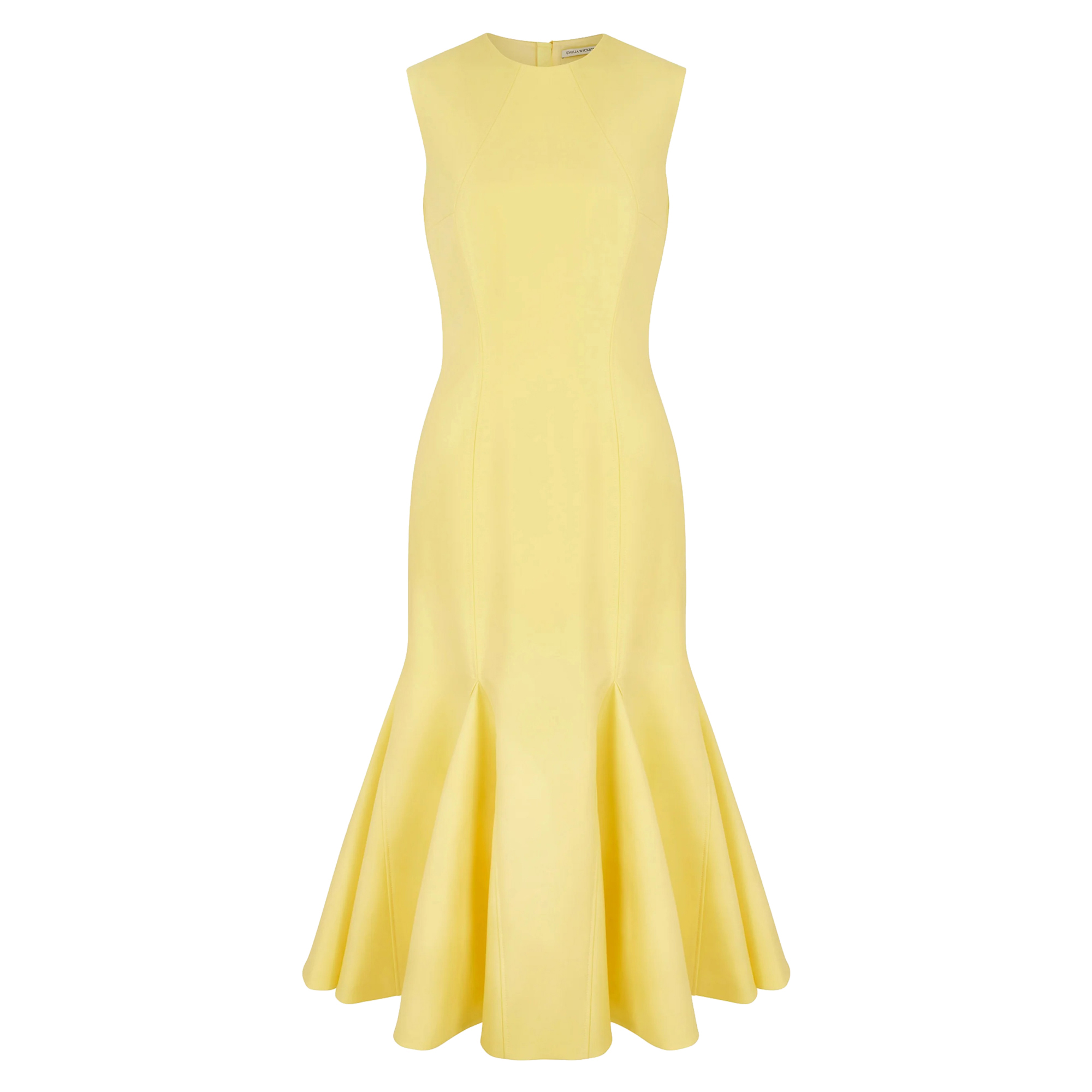 Seema Sleeveless Summer Wool Midi Dress