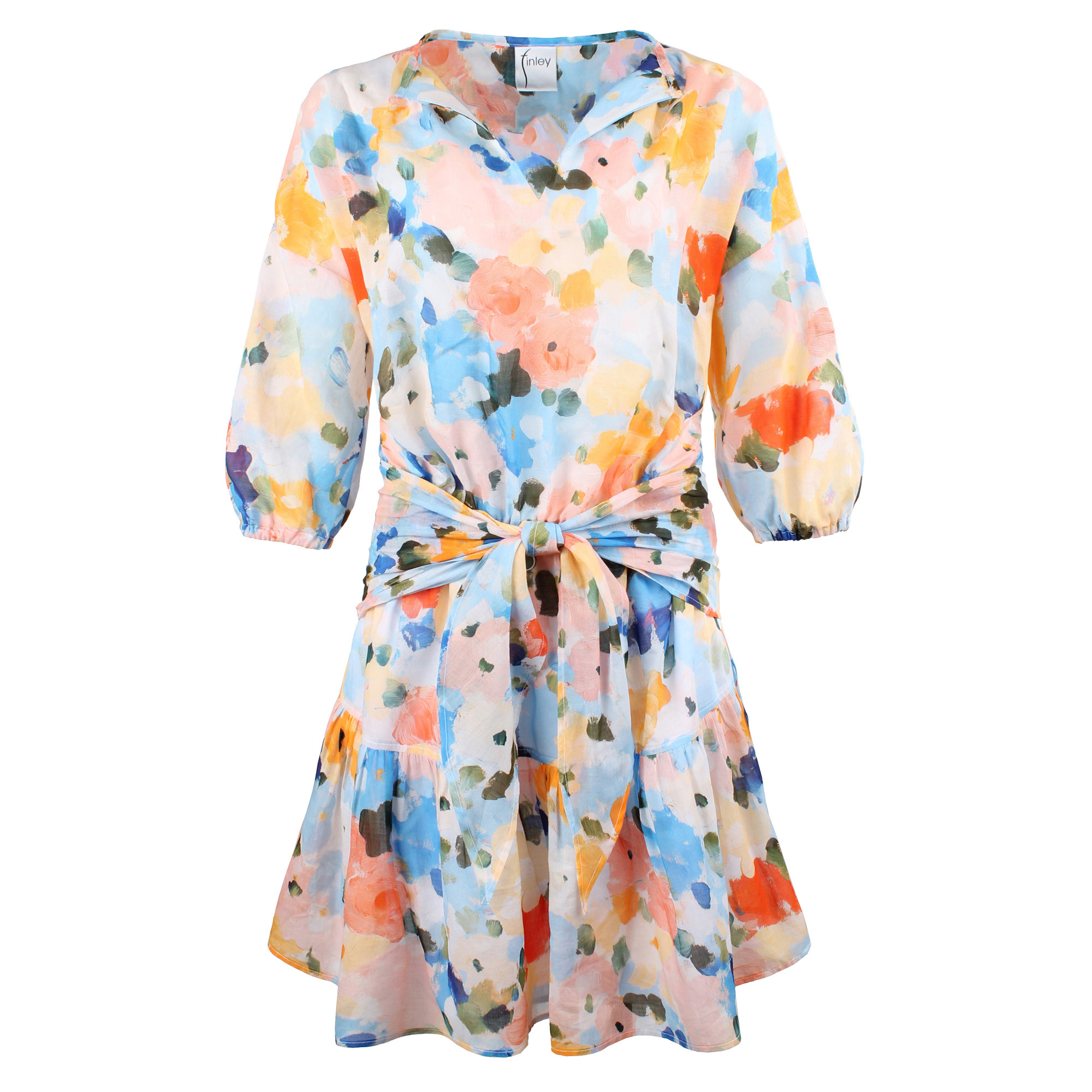 Coco Tie-Waist Mini Dress