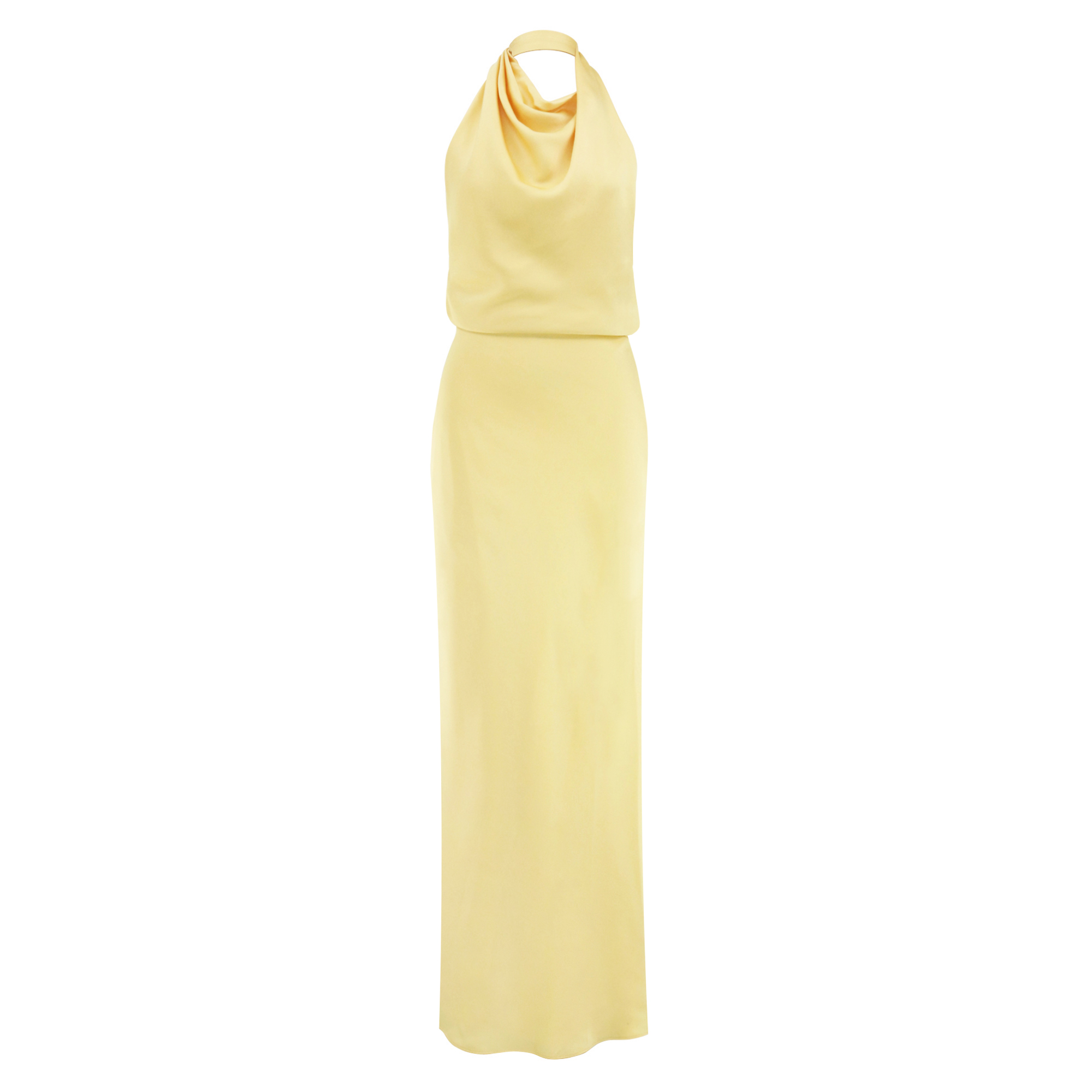 Reannon Draped Satin Gown