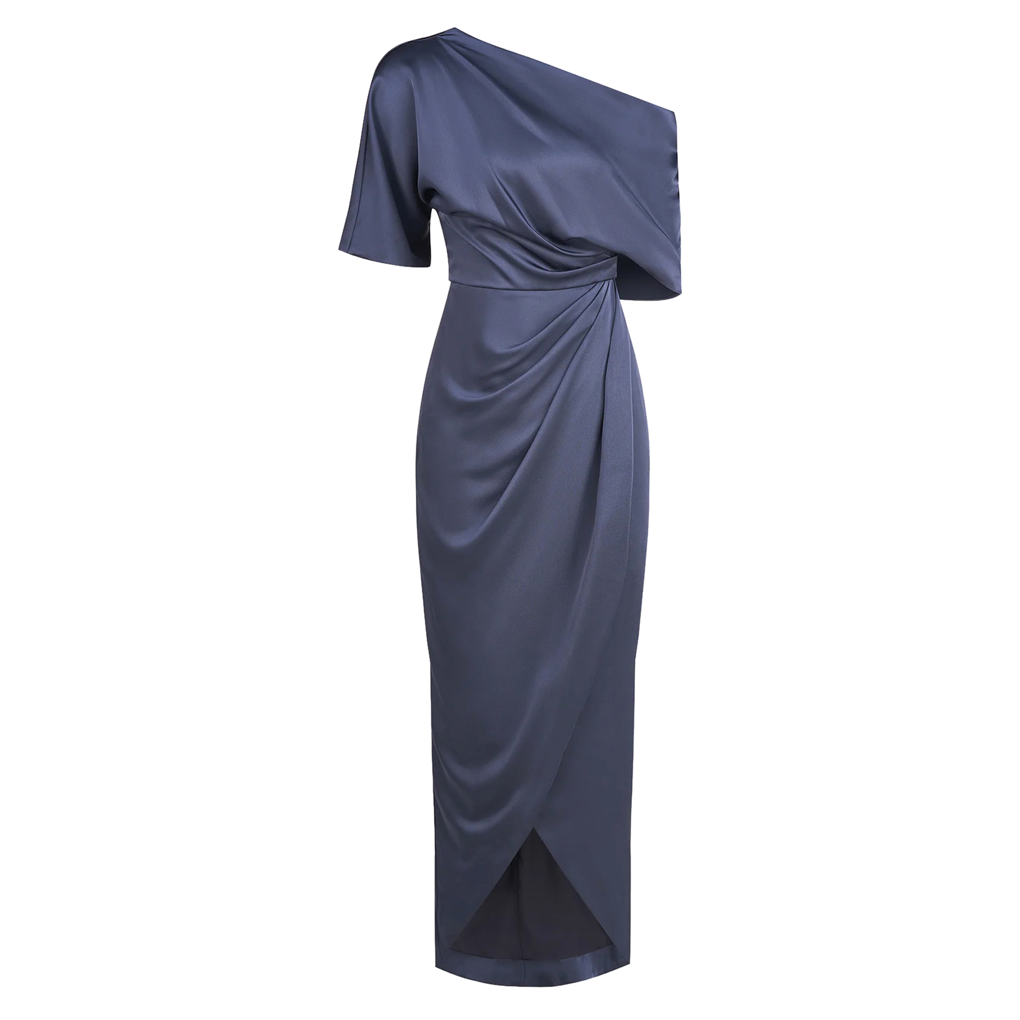 Rayna One Shoulder Draped Gown