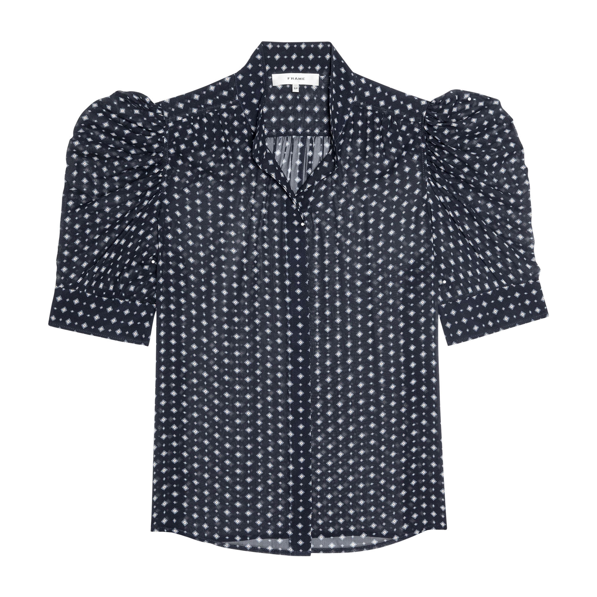 The Tie Print Gillian Top