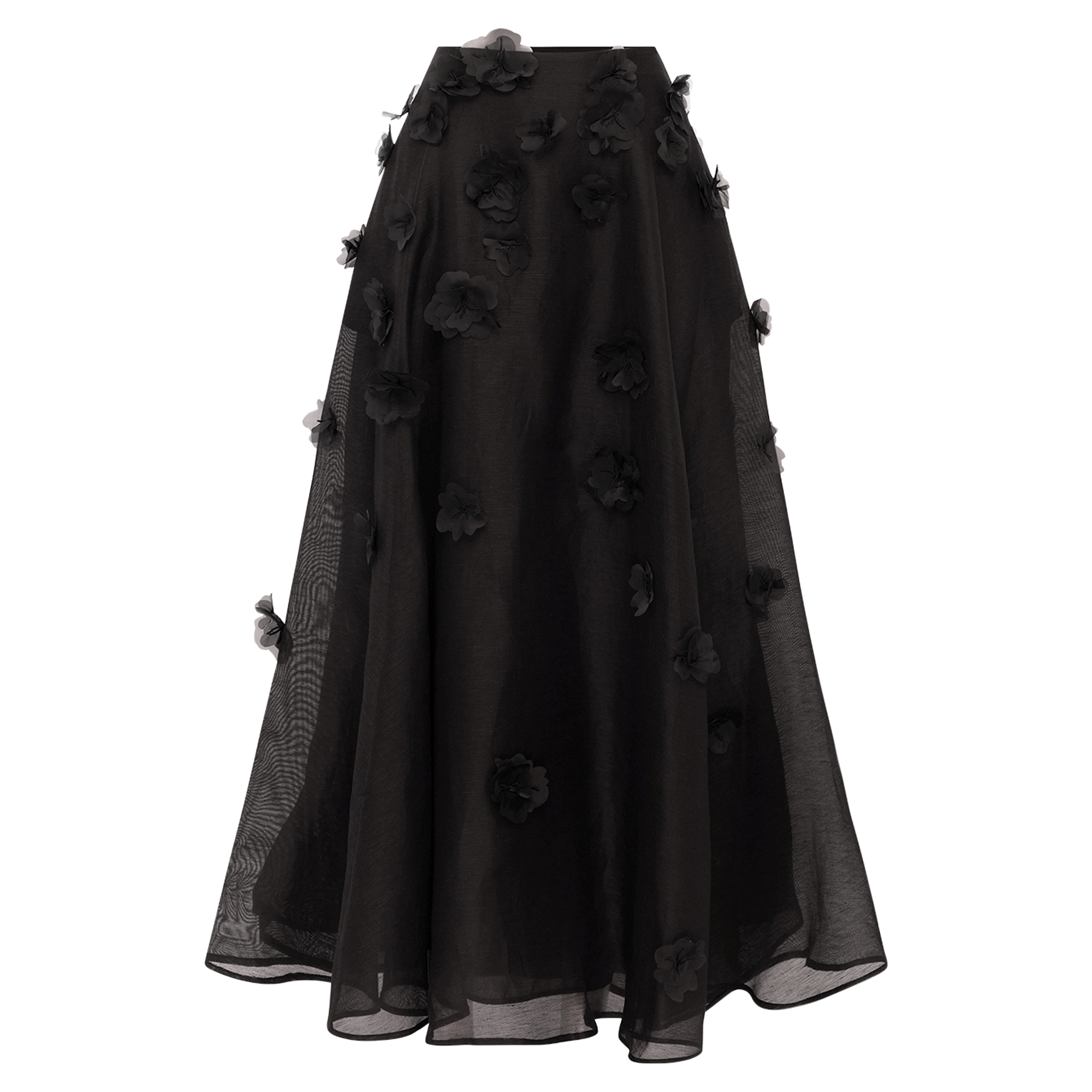 Leila Petal Midi Skirt