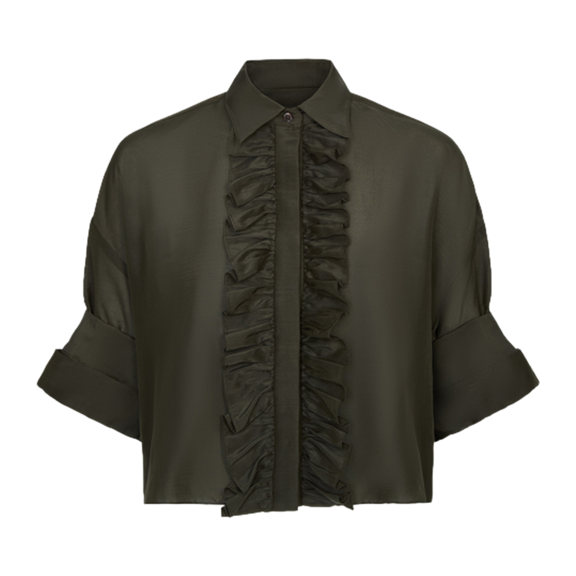 Next Ex Shirt With Ruffle