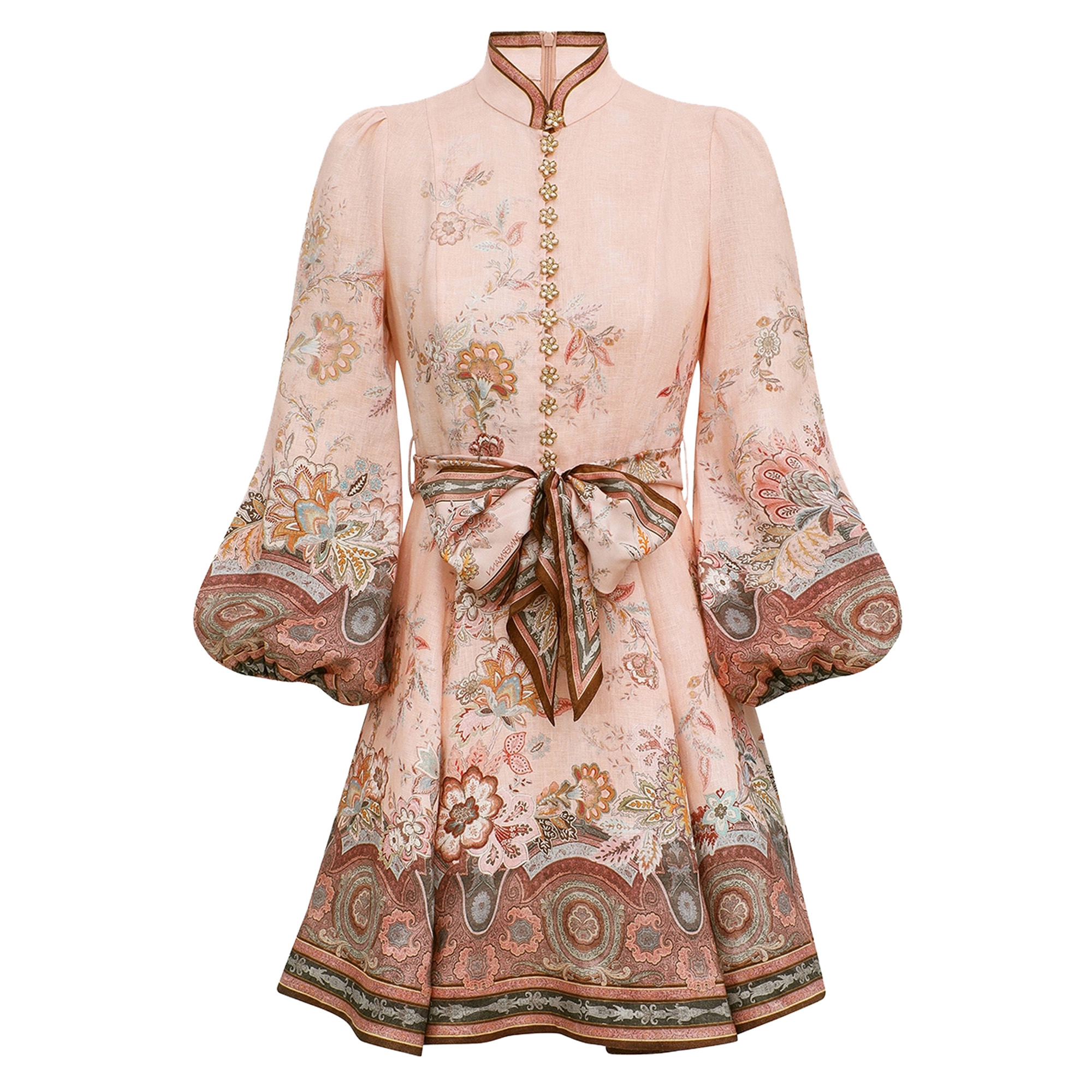 Alchemy Button Mini Dress