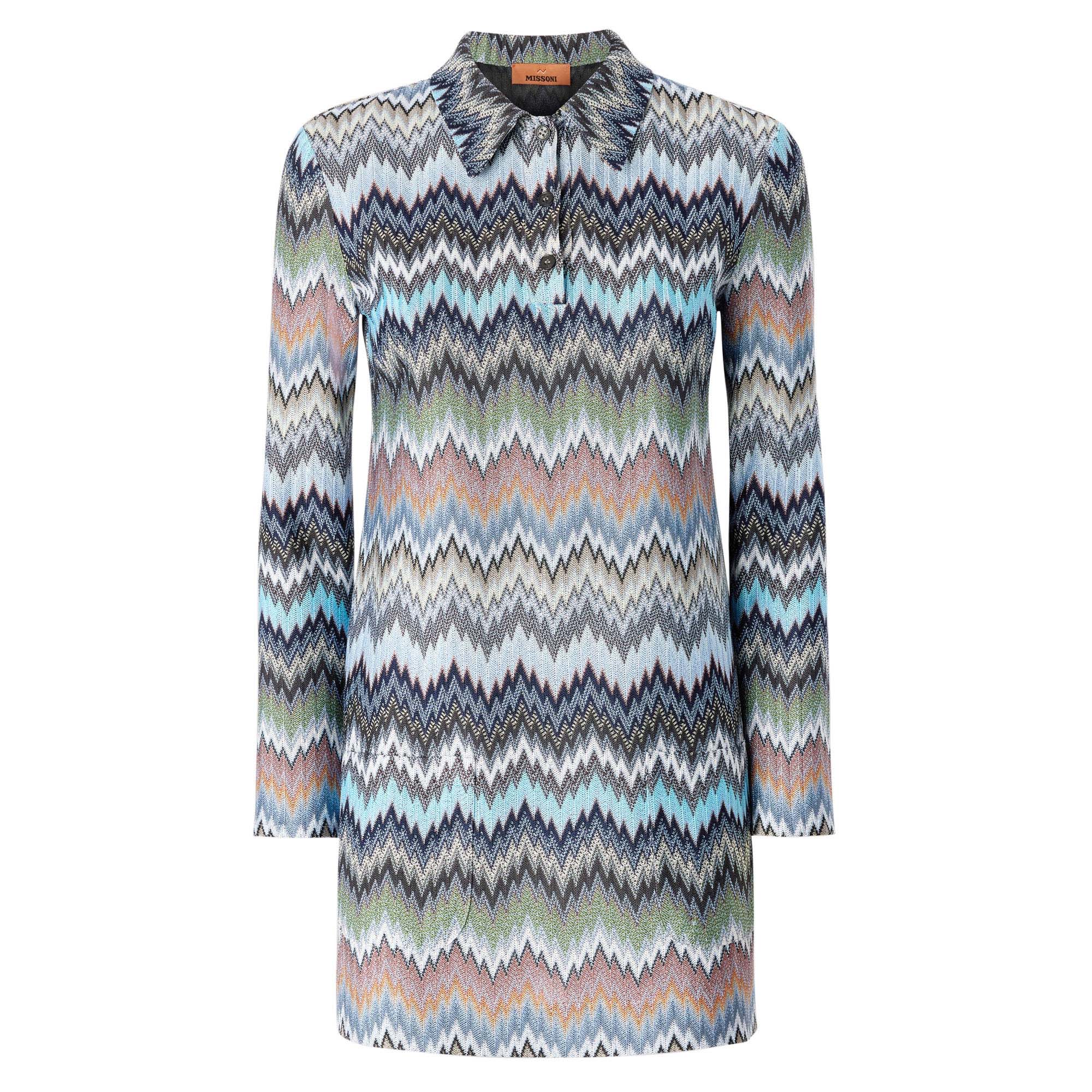 Viscose Polo Mini Dress