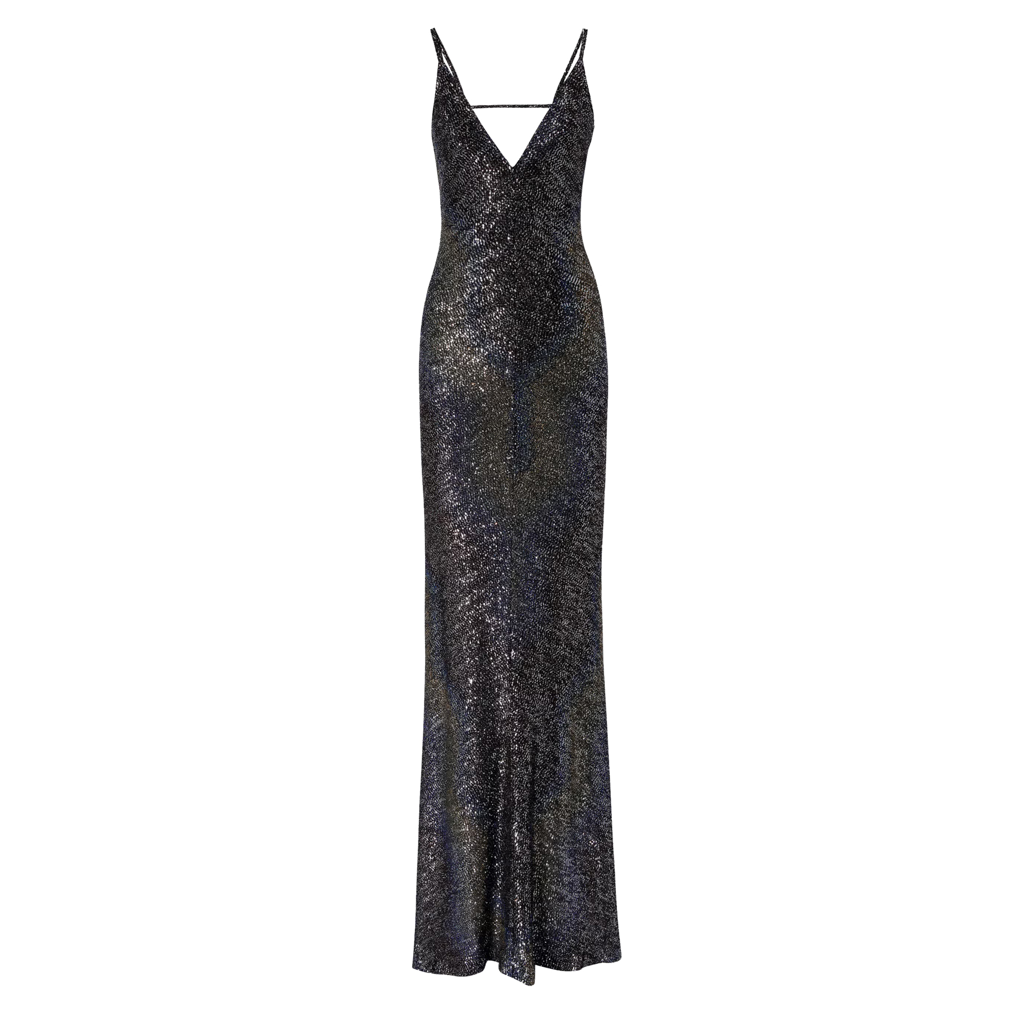 Spaghetti Strap Sequin Maxi Dress