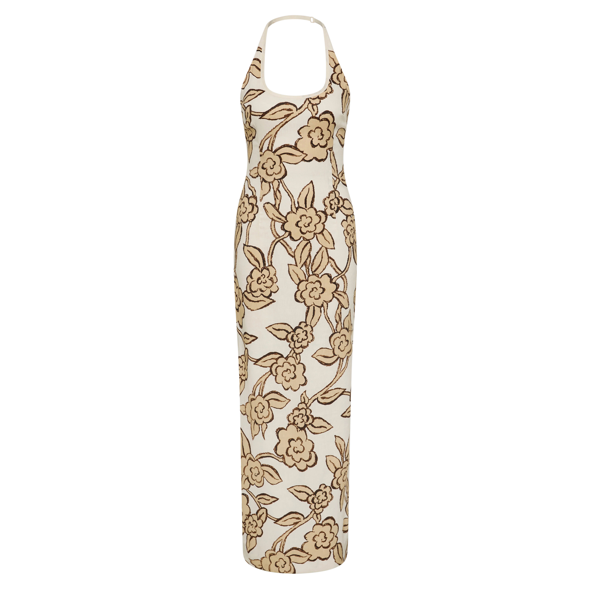Elodie Halter Midi Dress