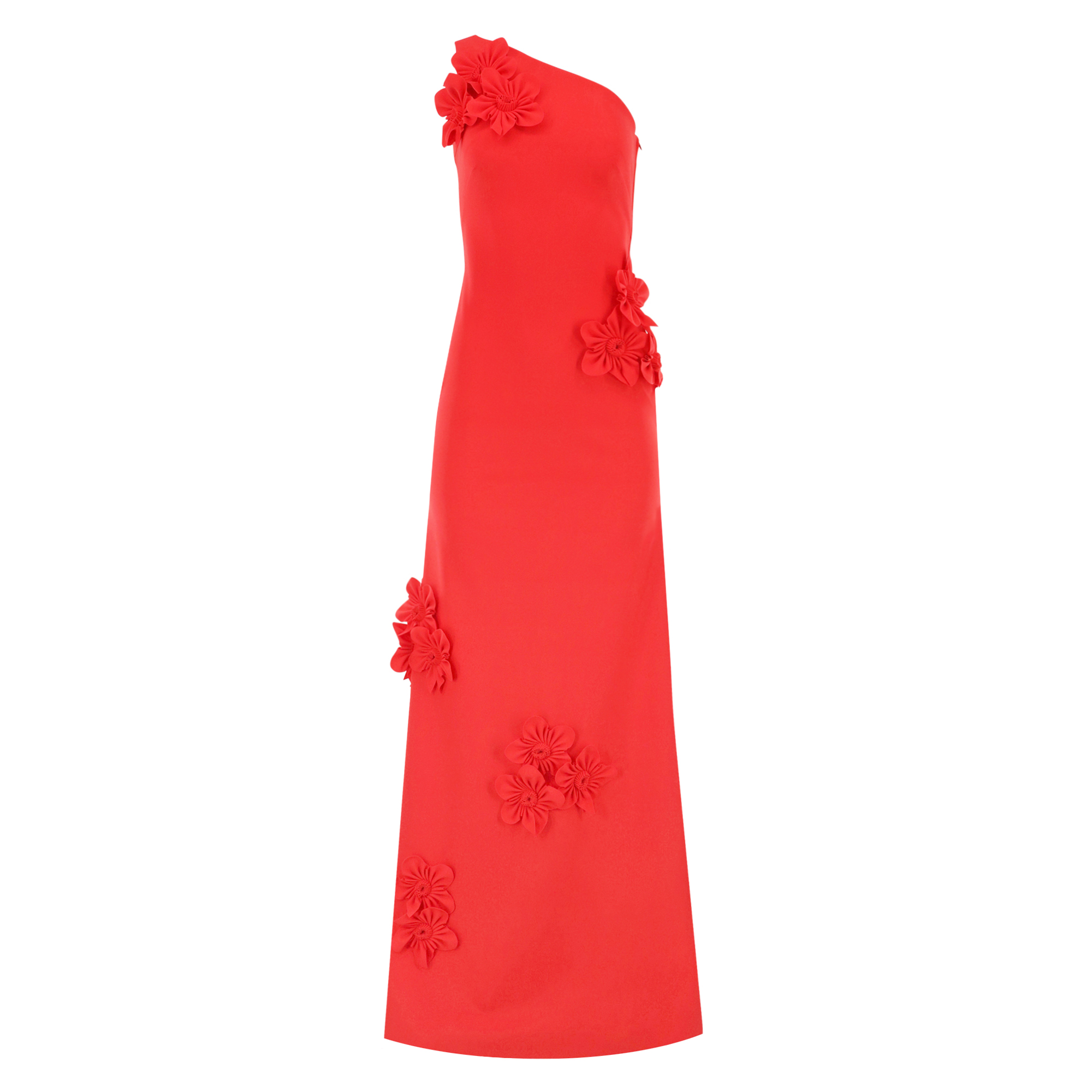 Everard Flora One-Shoulder Gown