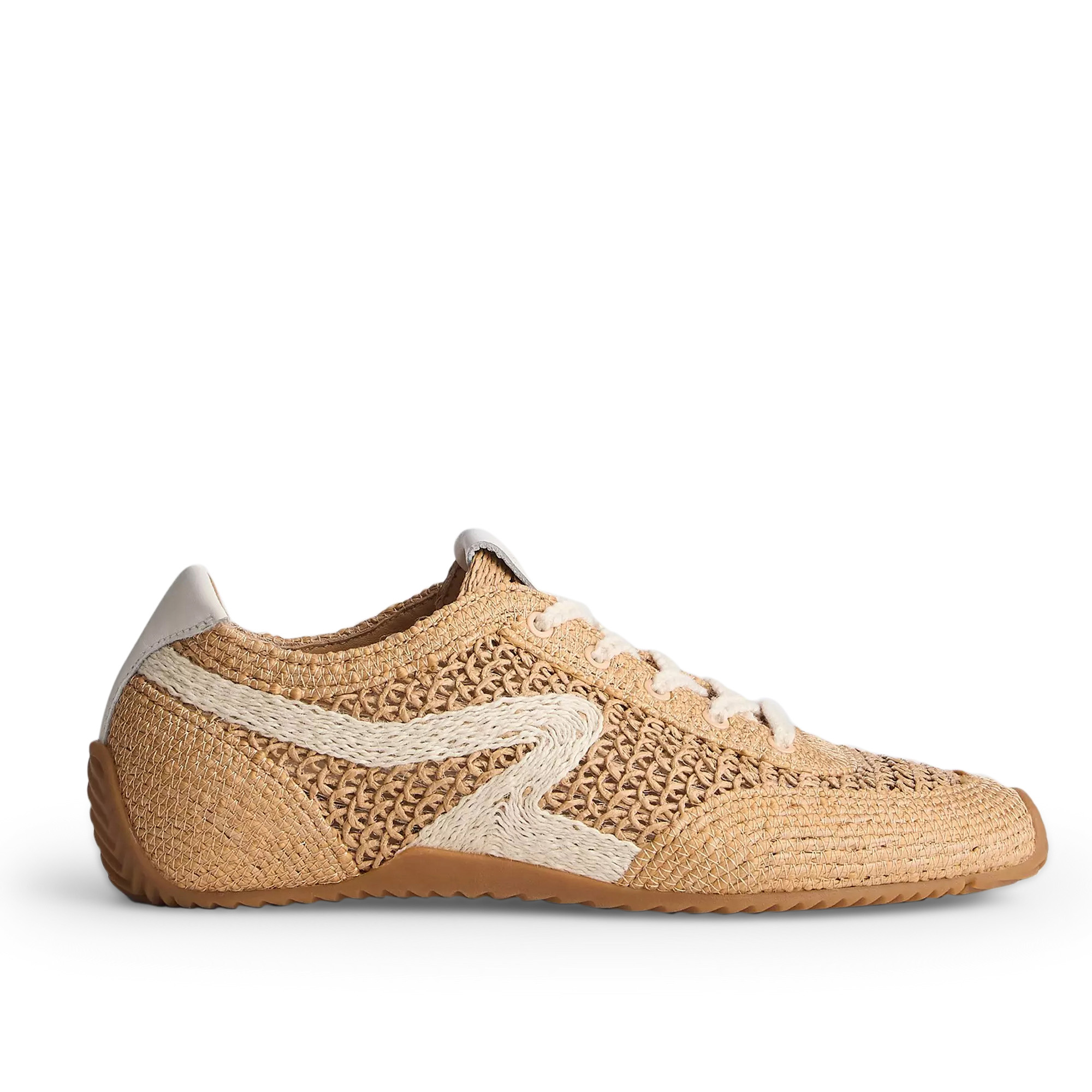 Ultra Slim Raffia Retro Runner Sneaker
