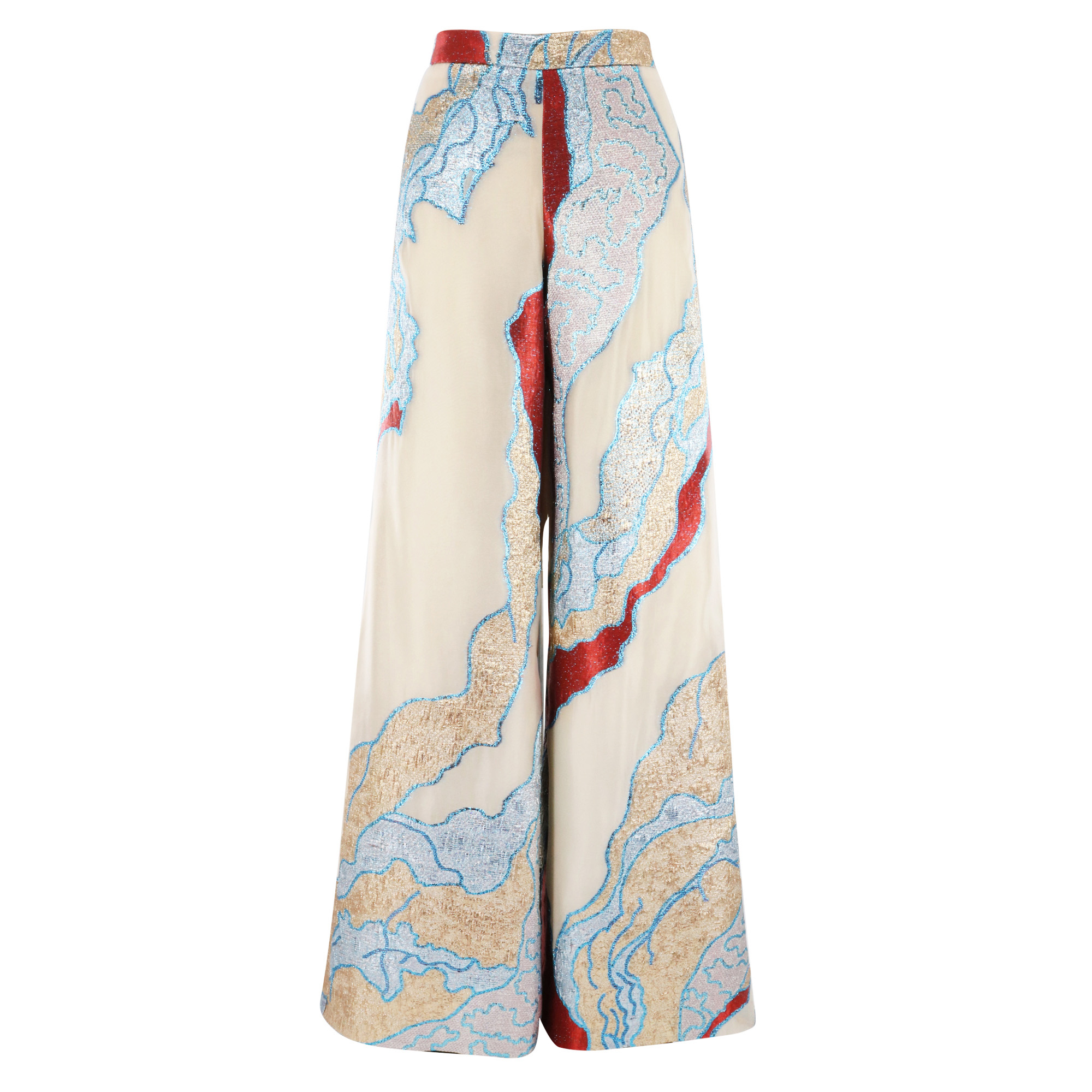 Soiree Fil Coupe Wide-Leg Pant