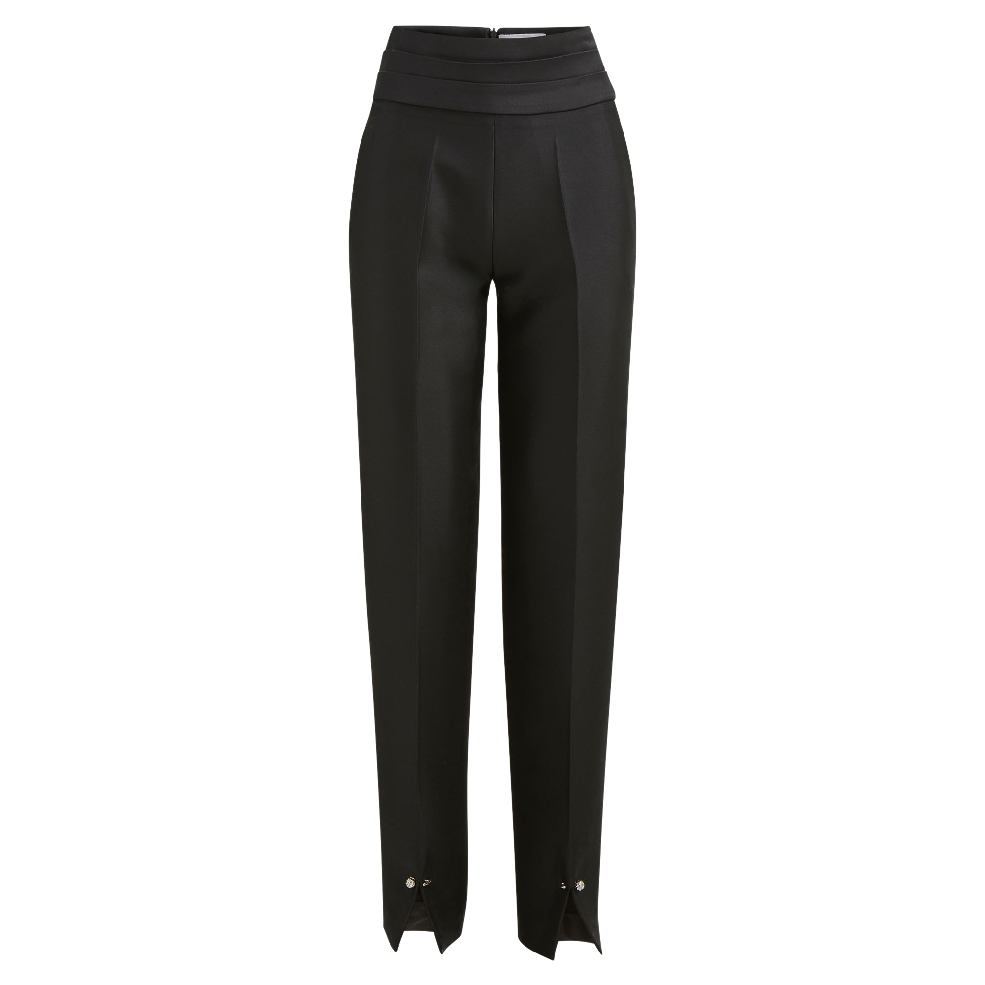 Beatrix Creased Straight-Leg Trouser