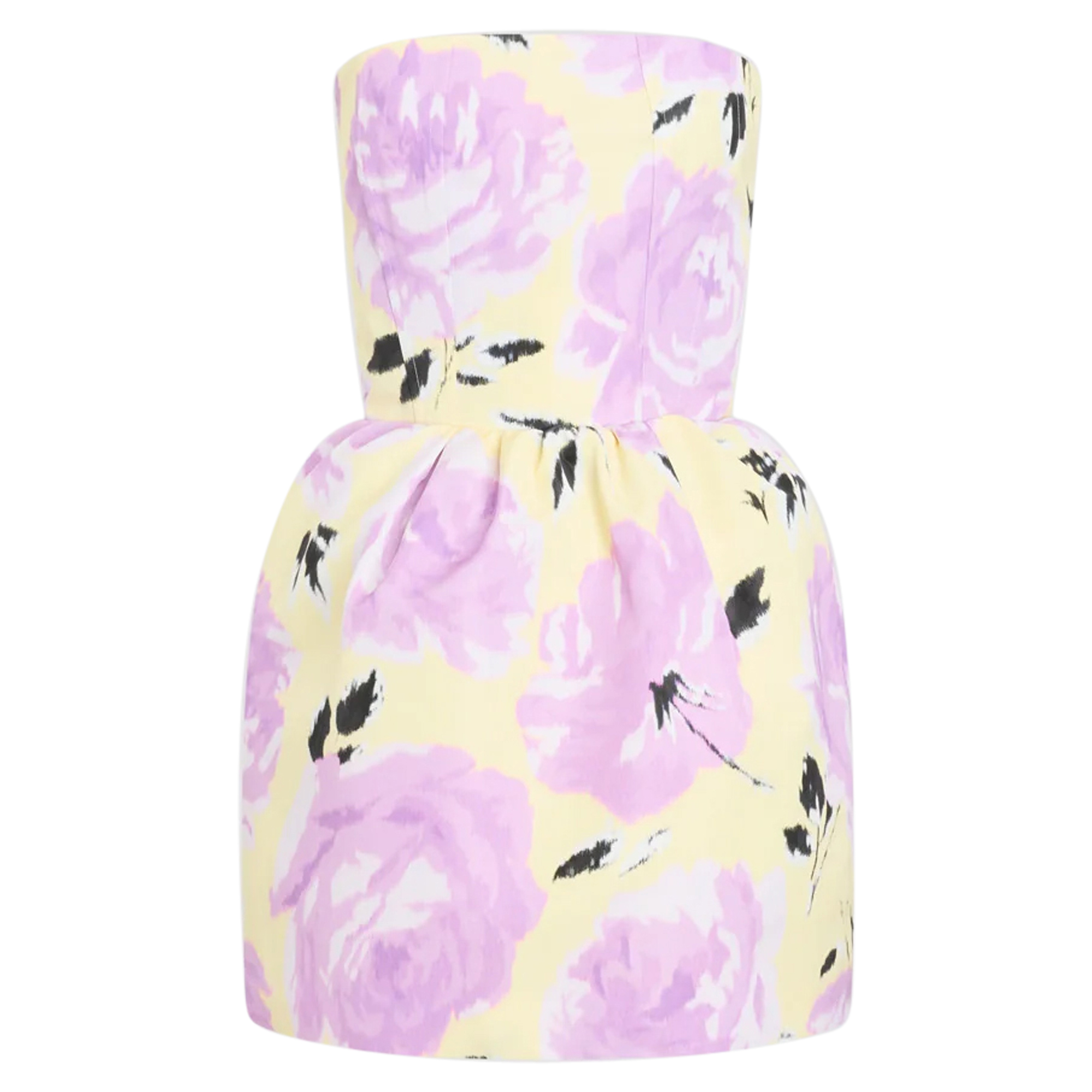 Strapless Bustier Mini Dress
