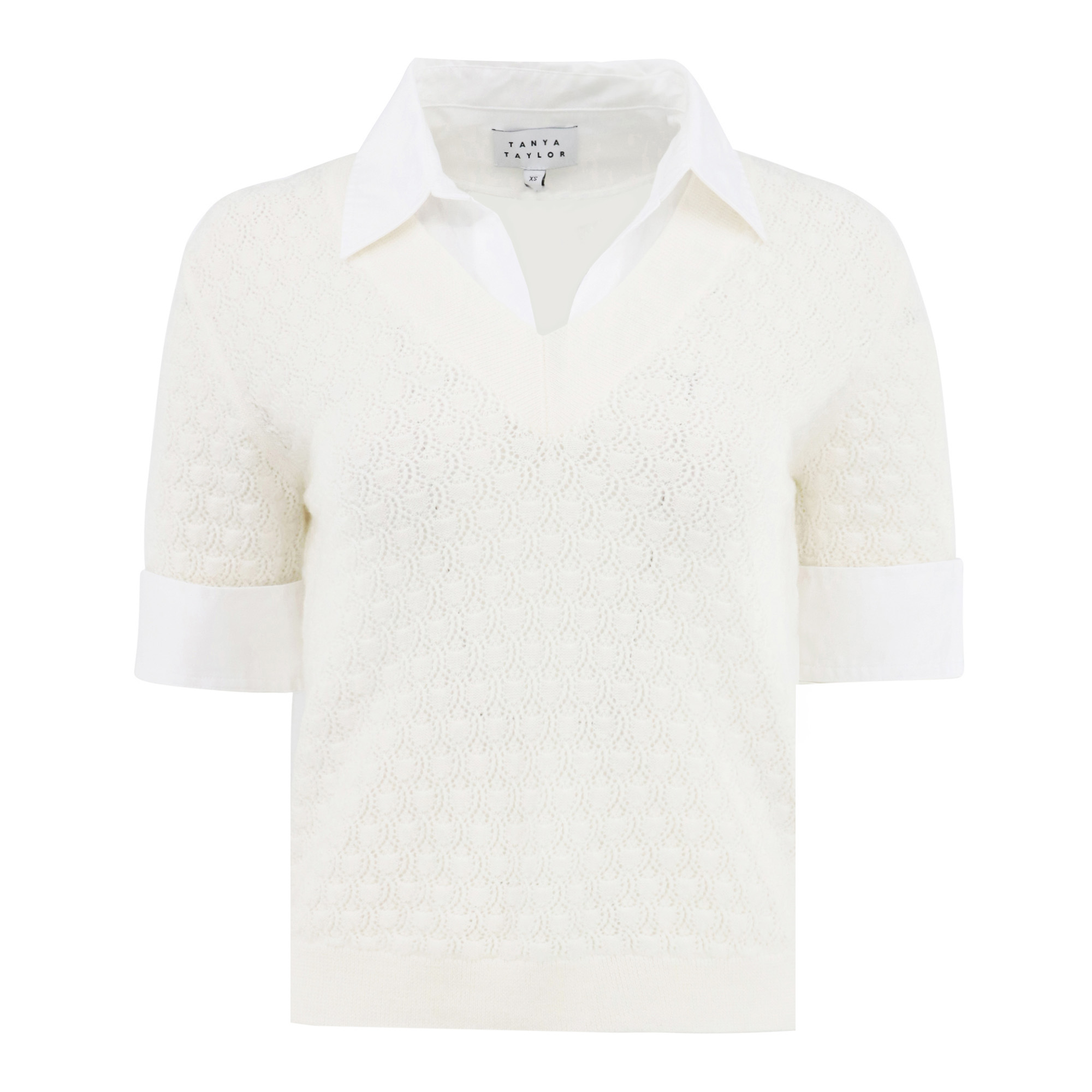 Esme Pointelle Knit Top