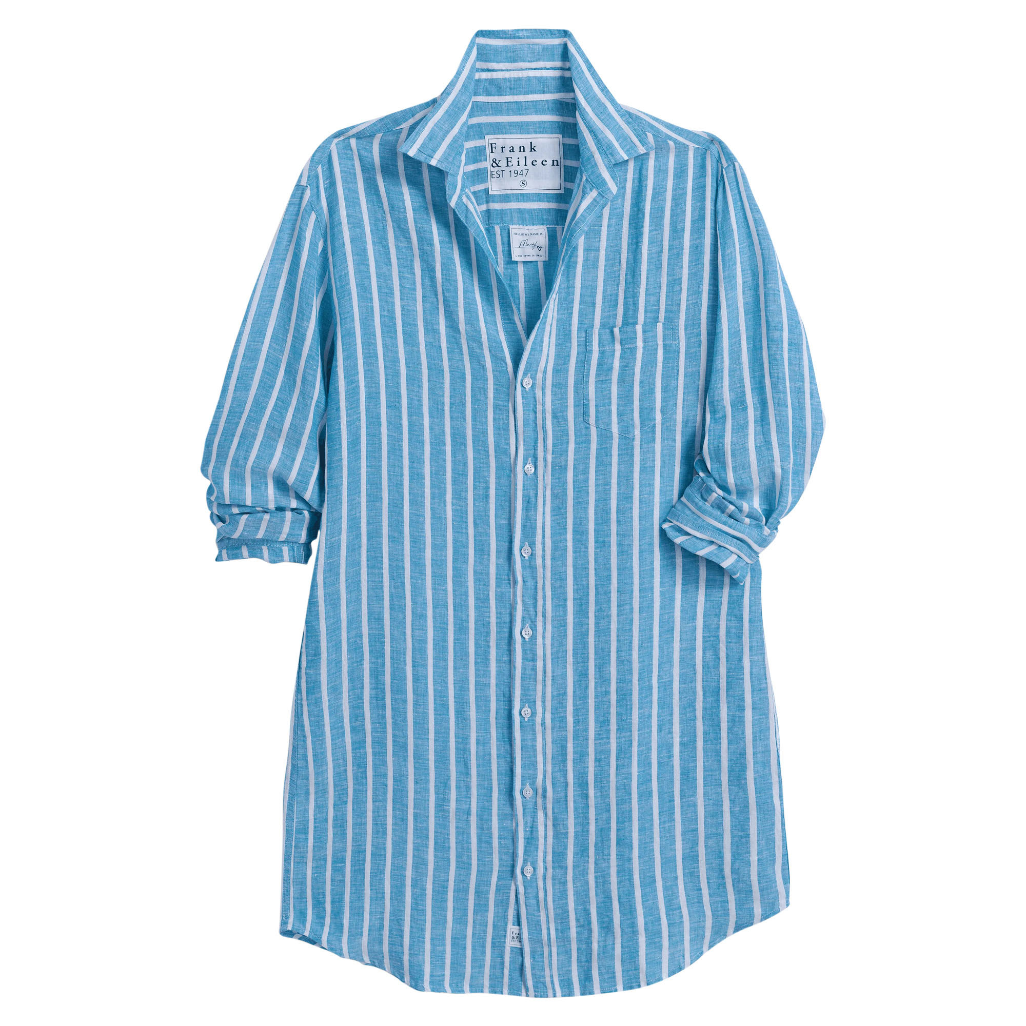 Mary Classic Long Sleeve Mini Shirtdress
