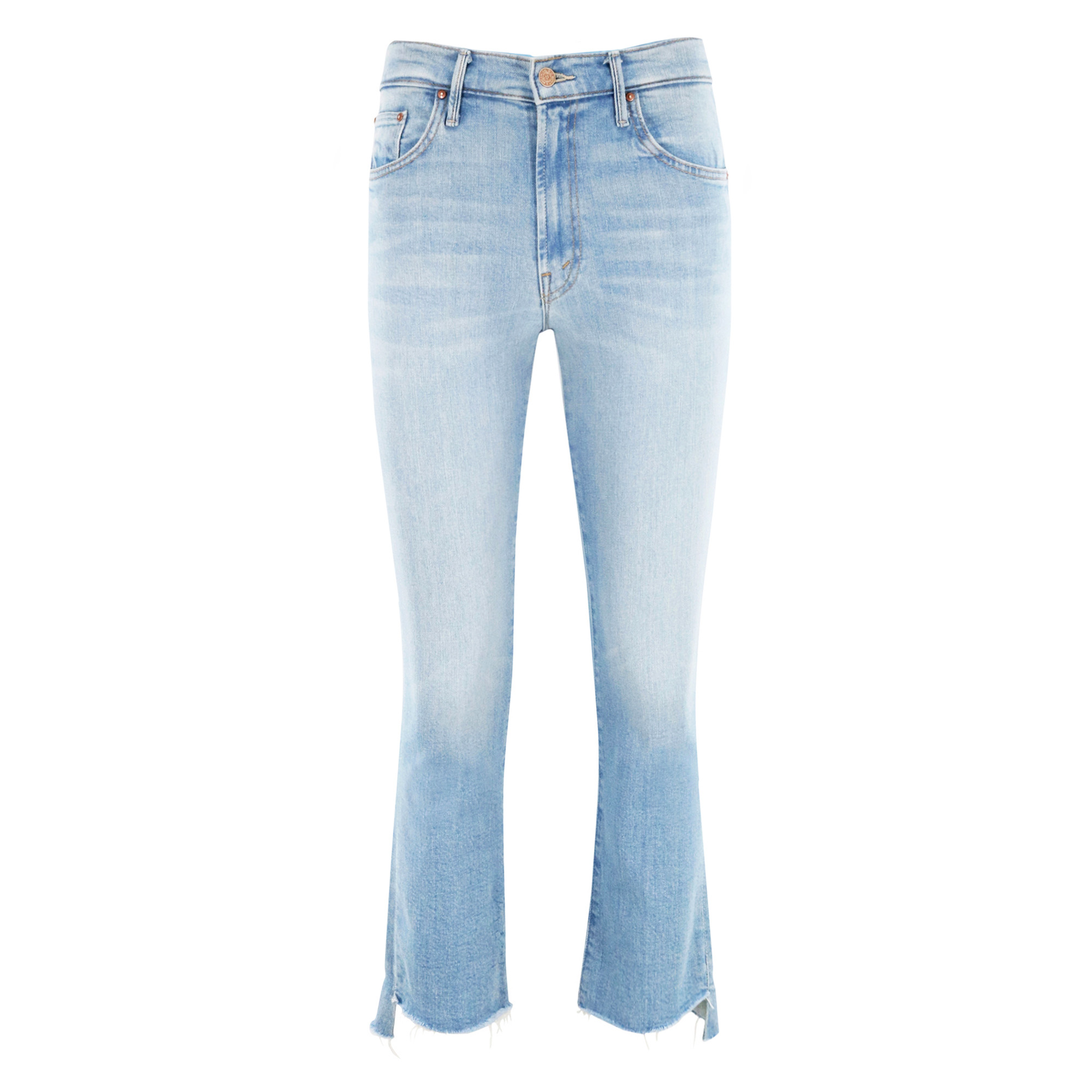 The Insider Crop Step Fray Jean