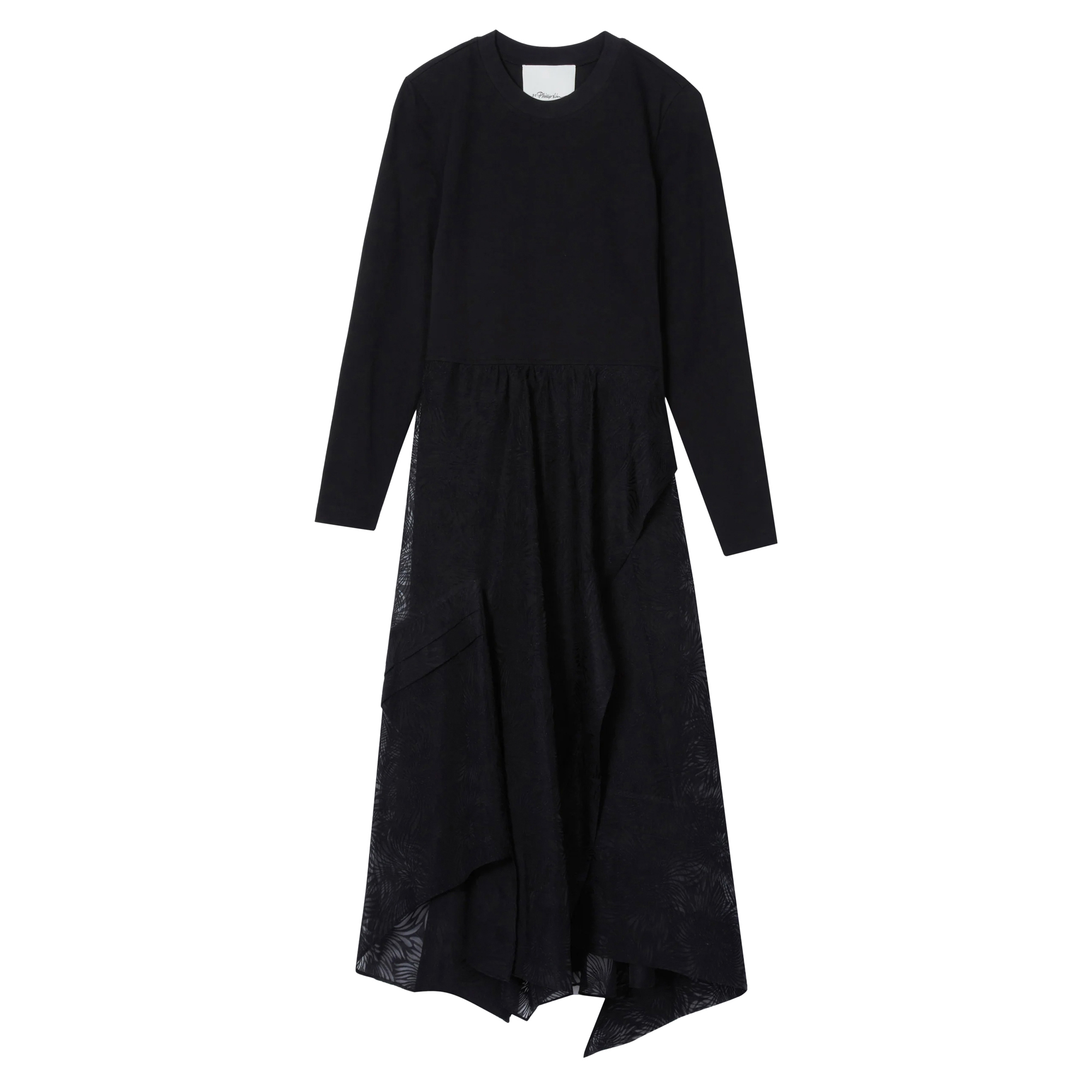 Long Sleeve T-Shirt Combo Dress