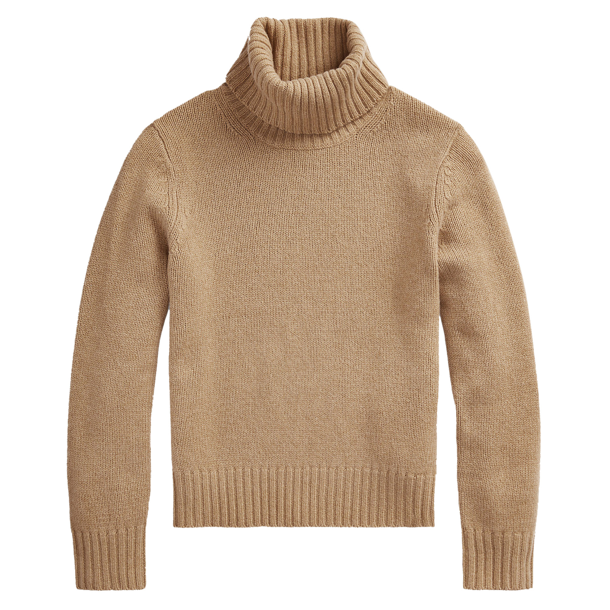 Wool Turtleneck Long Sleeve Sweater