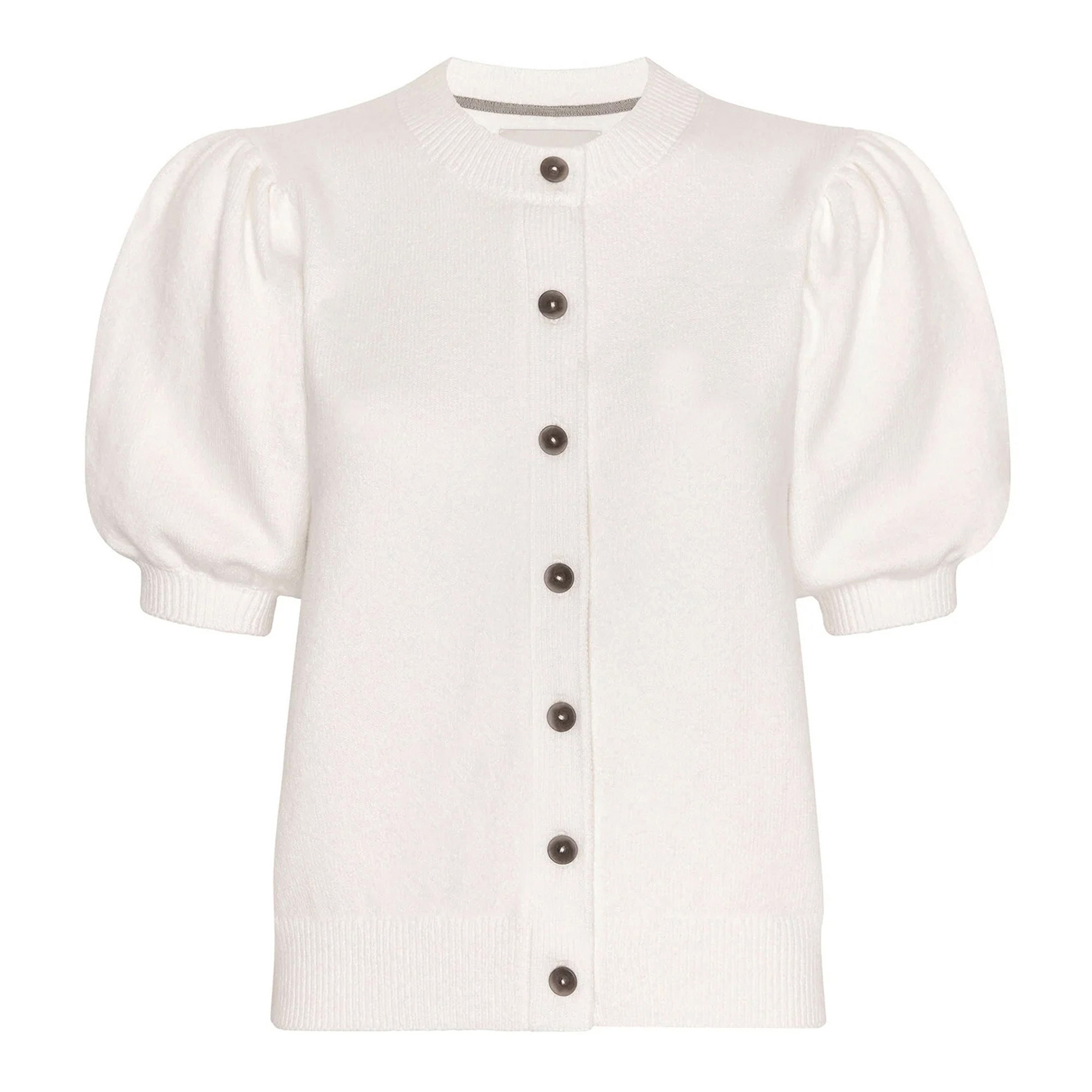 The Havana Short Puff Sleeve Cardigan