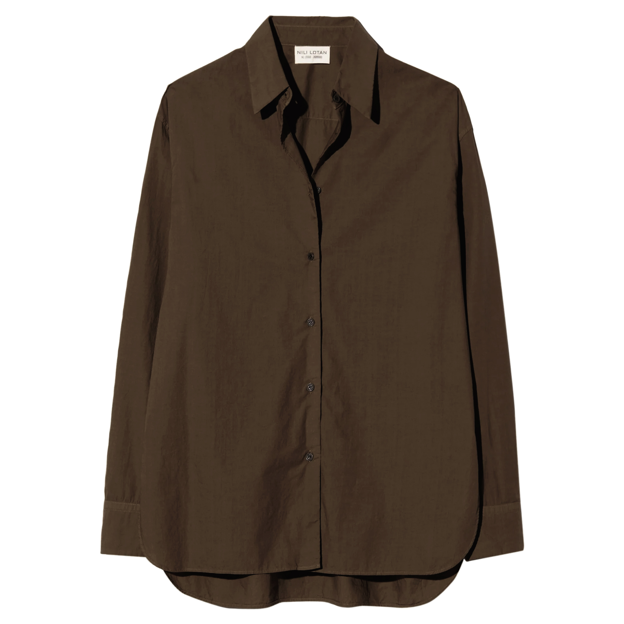 Amante Long Sleeve Poplin Button-Up Shirt