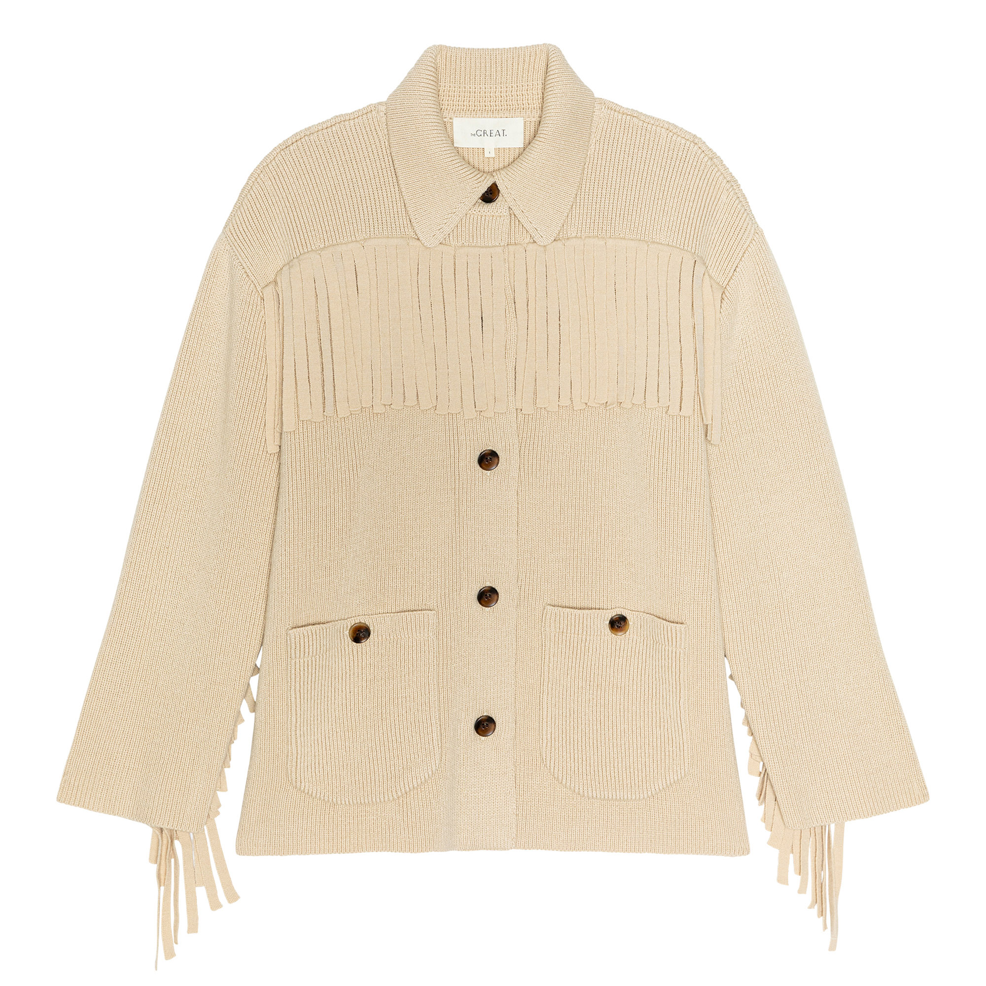The Western Fringe Sweater Jacket