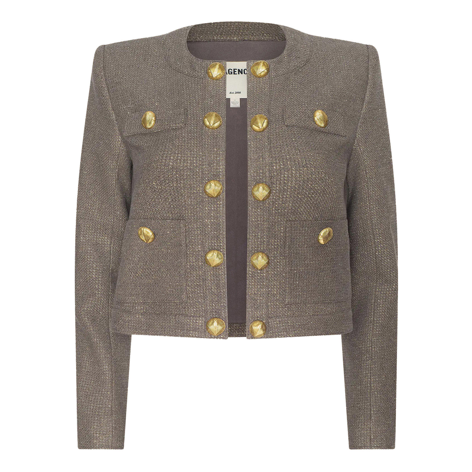 Kahlia Collarless Jacket