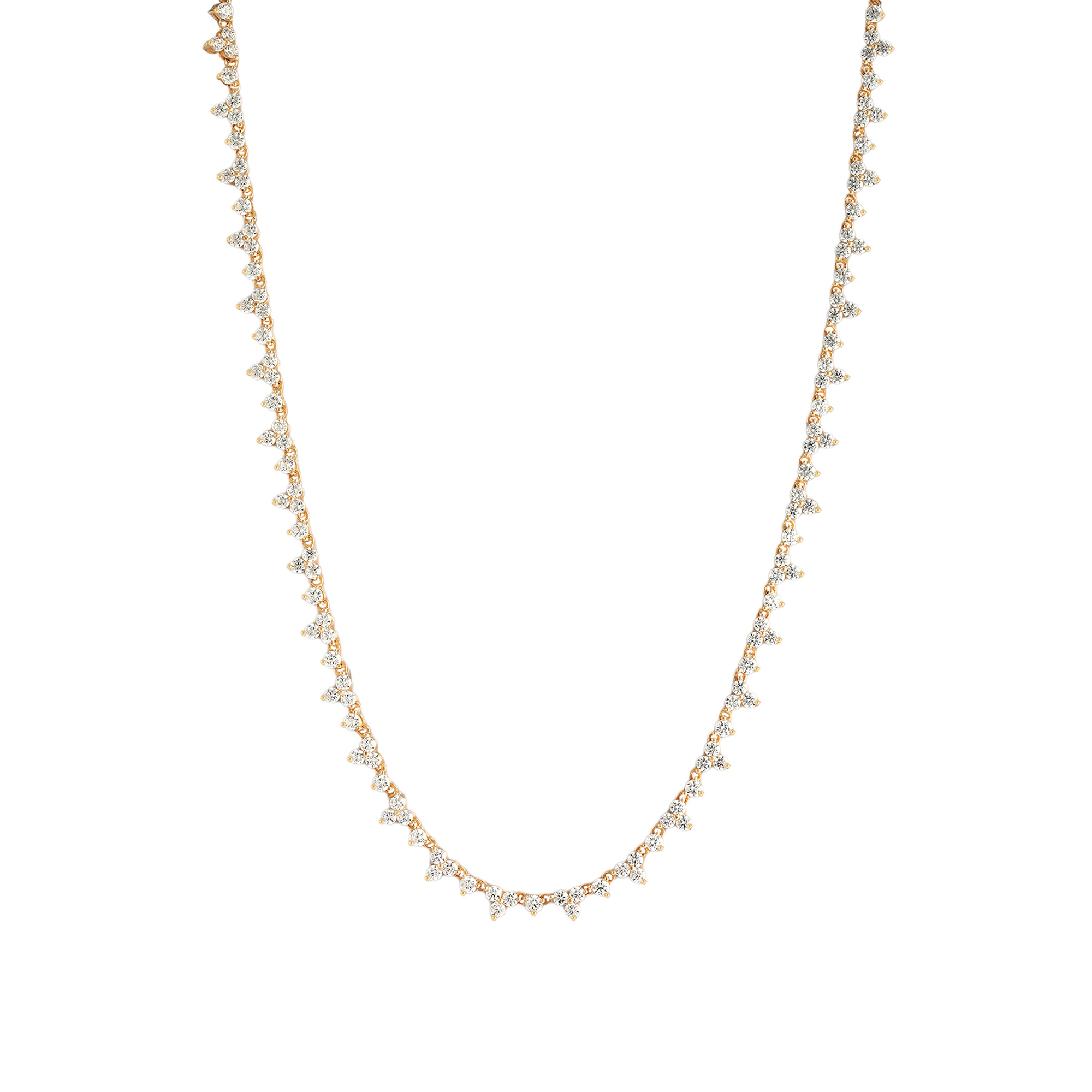 Trio Tennis Necklace