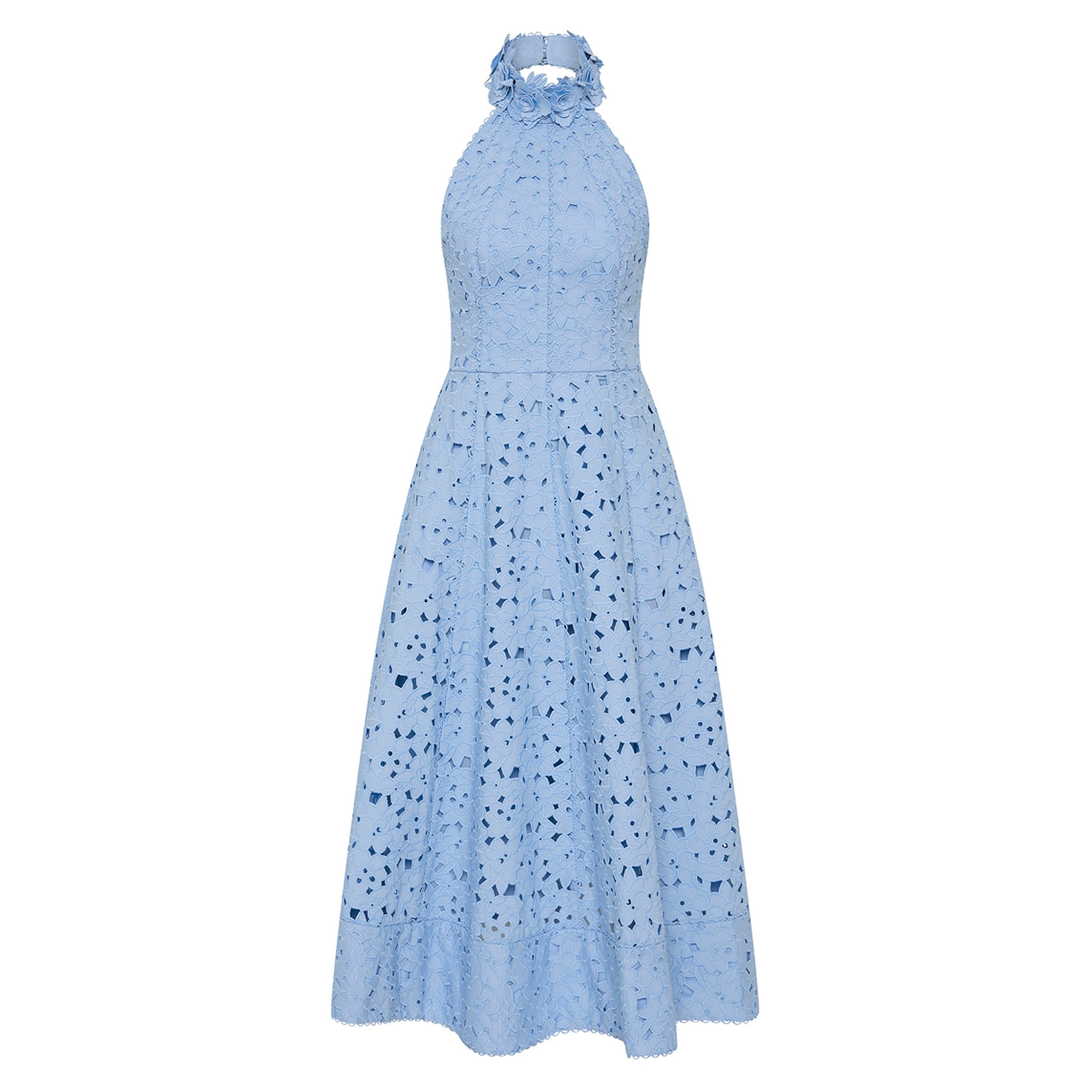 Nuvola Halterneck Midi Dress