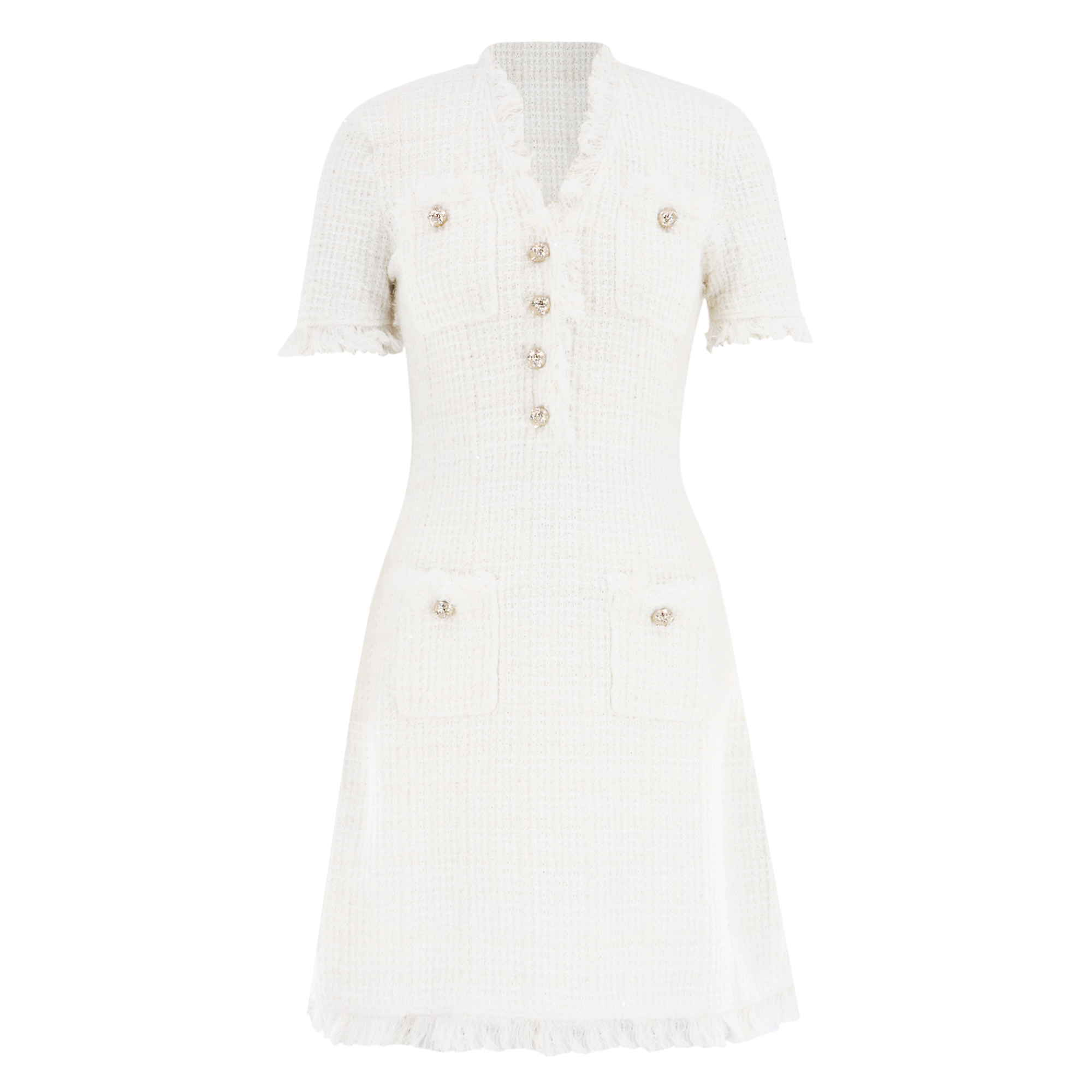 Textured Knit Mini Dress